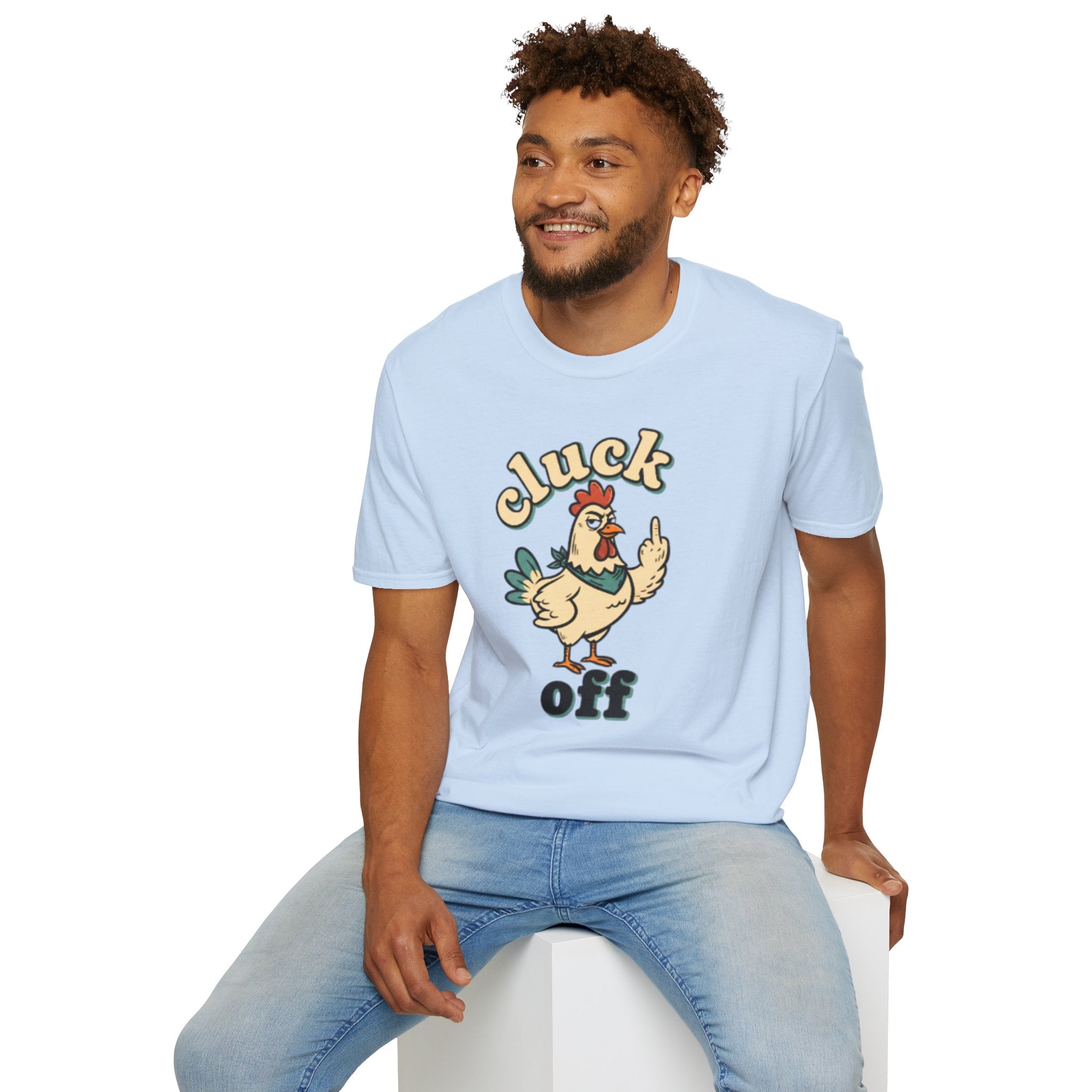 Cluck Off Chicken T-Shirt — Funny Retro Fowl Graphic Tee