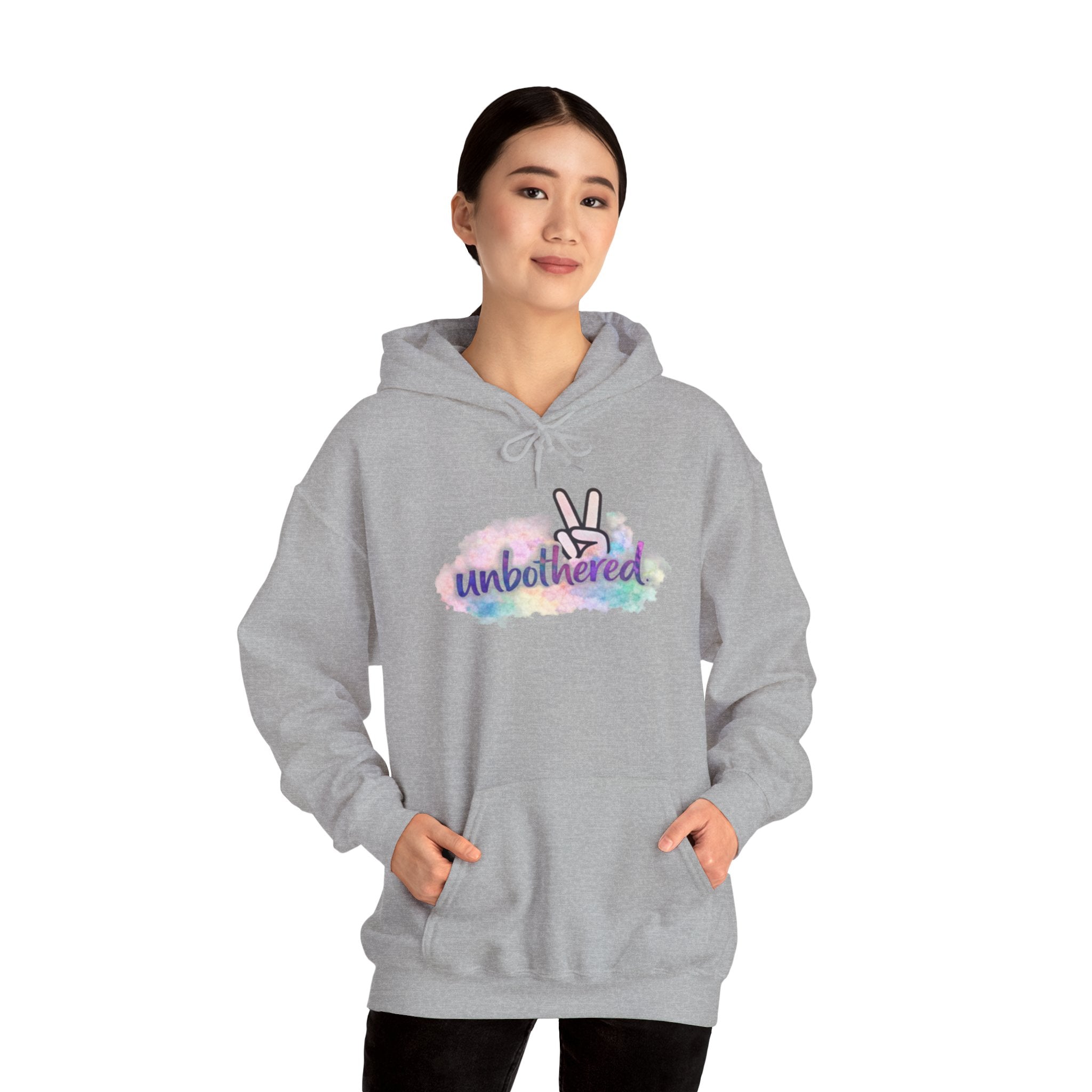 Unbothered Hoodie — Cozy Pullover Sweatshirt for Relaxed Vibes
