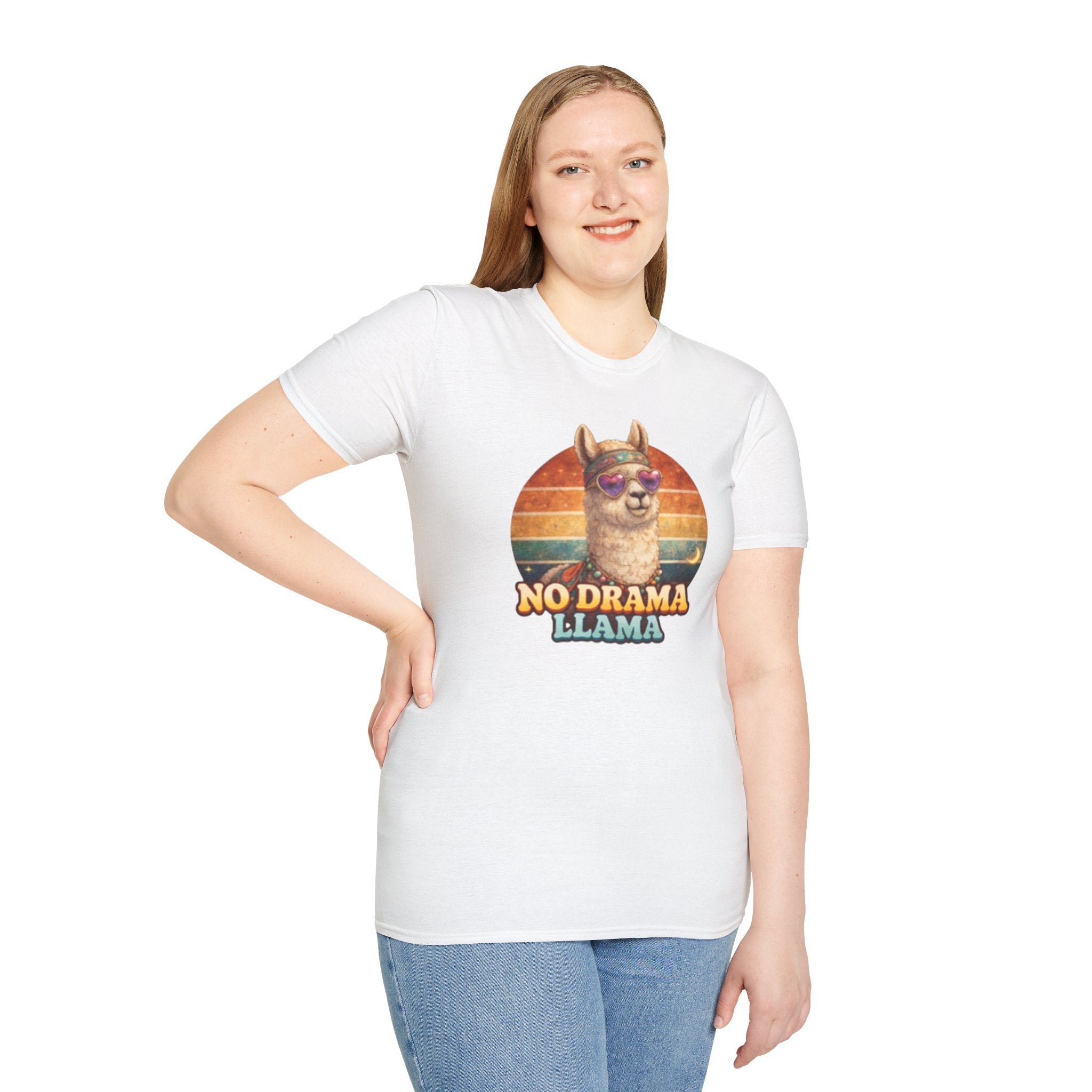 No Drama Llama Unisex Softstyle T-Shirt