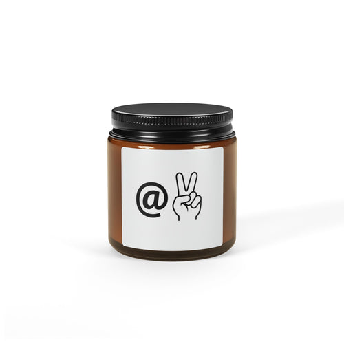At Peace Amber Jar Soy Candle
