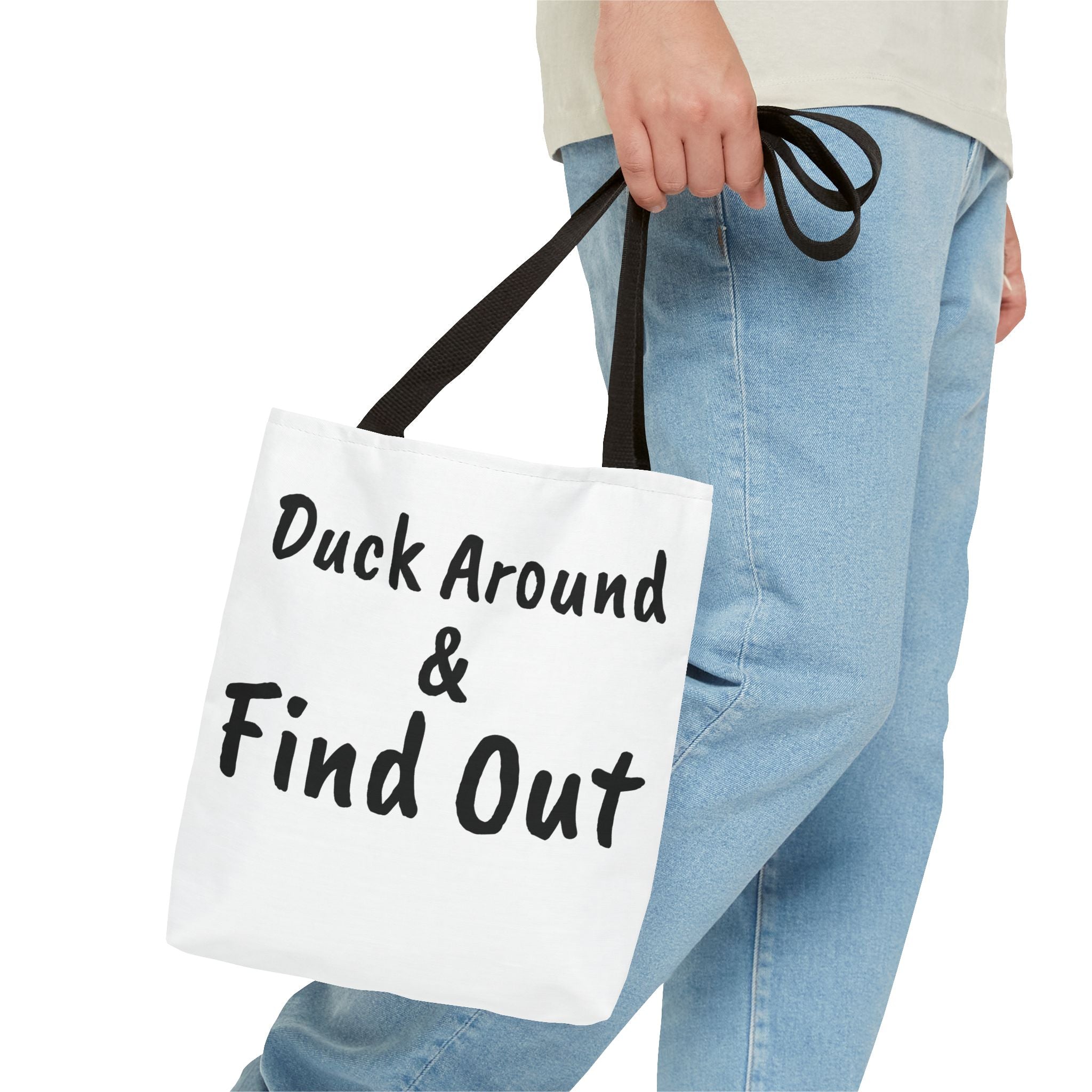 Duck Around Find Out Hoodie | Funny Phrase Pullover Sweatshirt