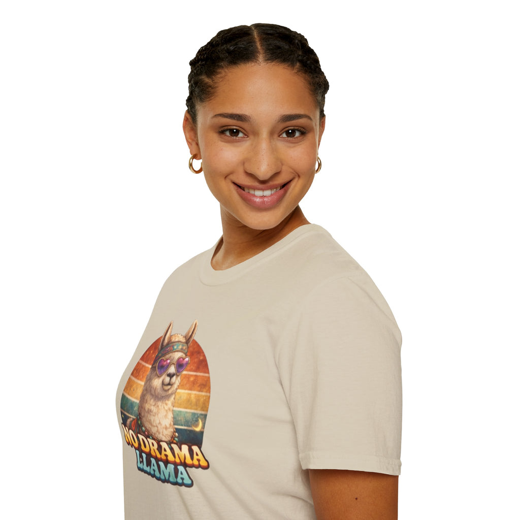 No Drama Llama Unisex Softstyle T-Shirt