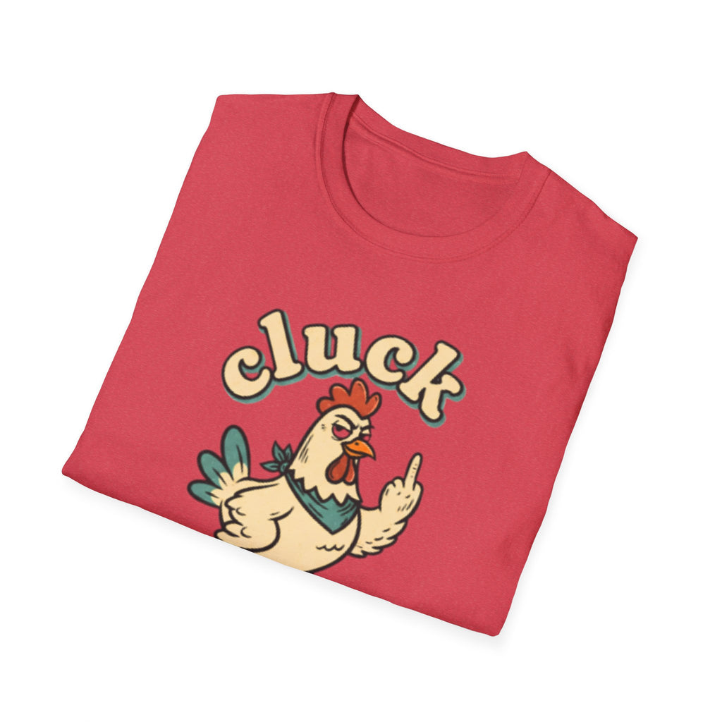 Cluck Off Chicken T-Shirt — Funny Retro Fowl Graphic Tee