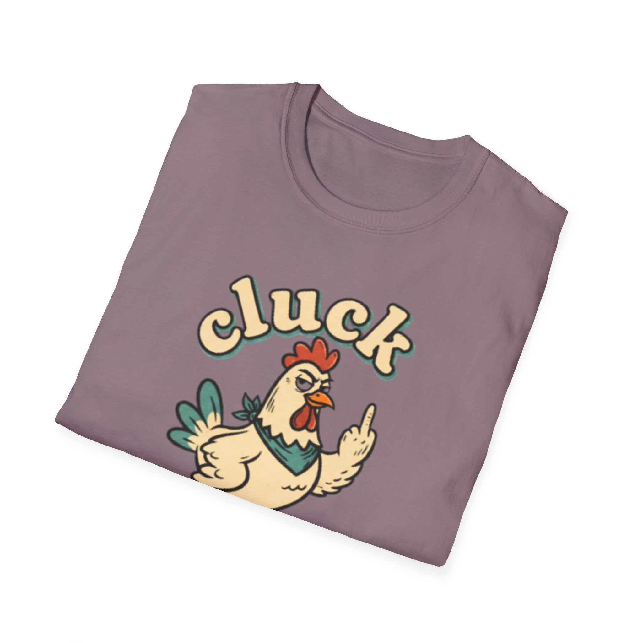 Cluck Off Chicken T-Shirt — Funny Retro Fowl Graphic Tee