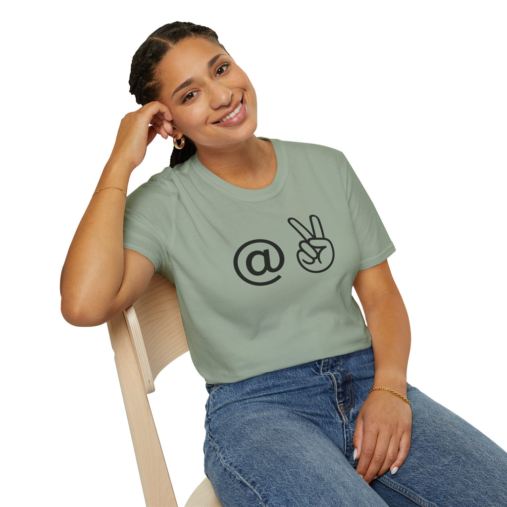At Peace T-Shirt — Minimalist Graphic Tee