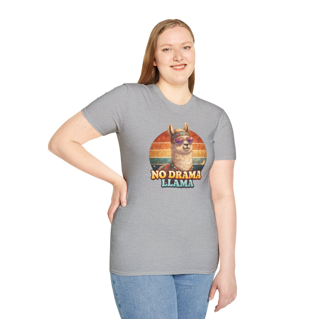 No Drama Llama Unisex Softstyle T-Shirt