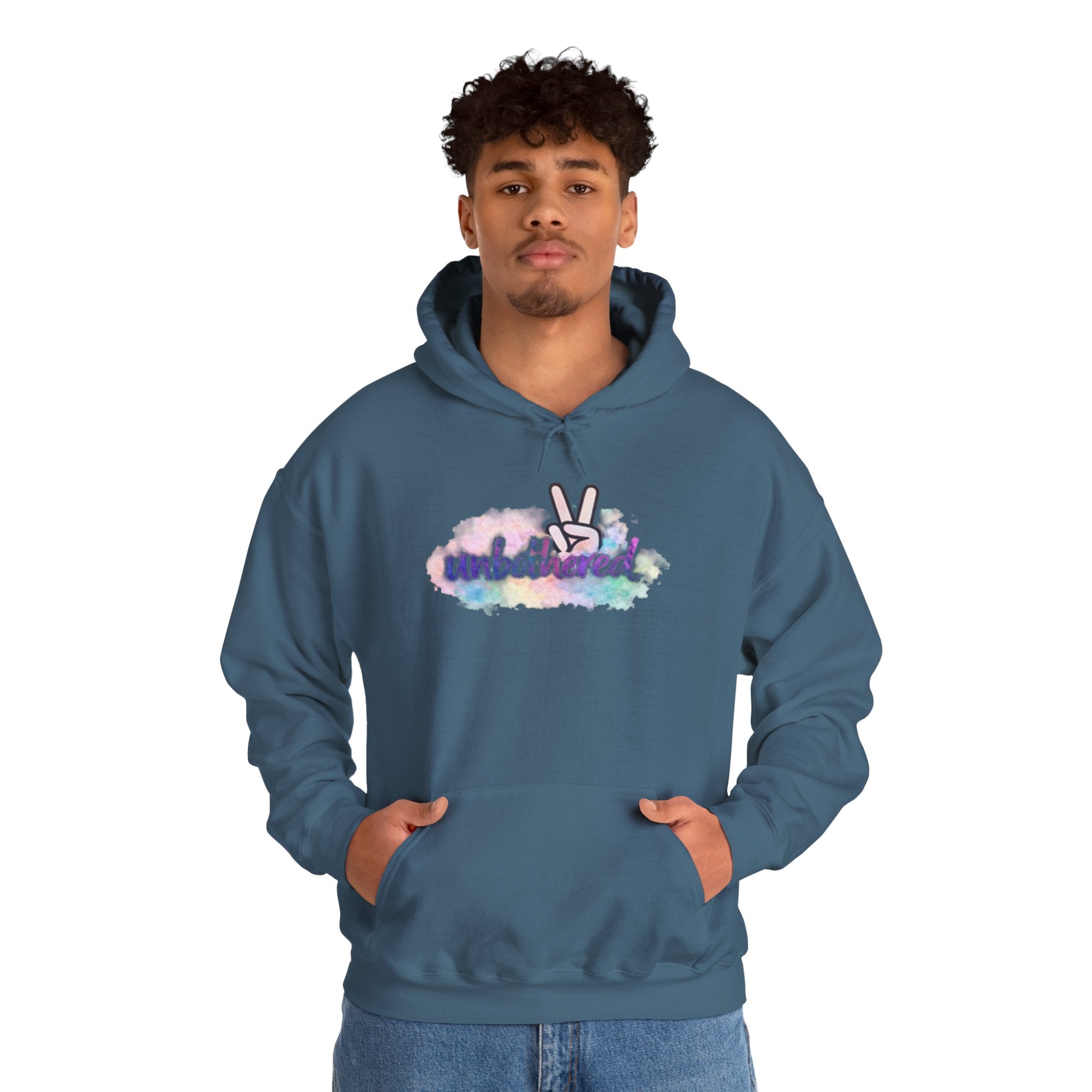 Unbothered Hoodie — Cozy Pullover Sweatshirt for Relaxed Vibes