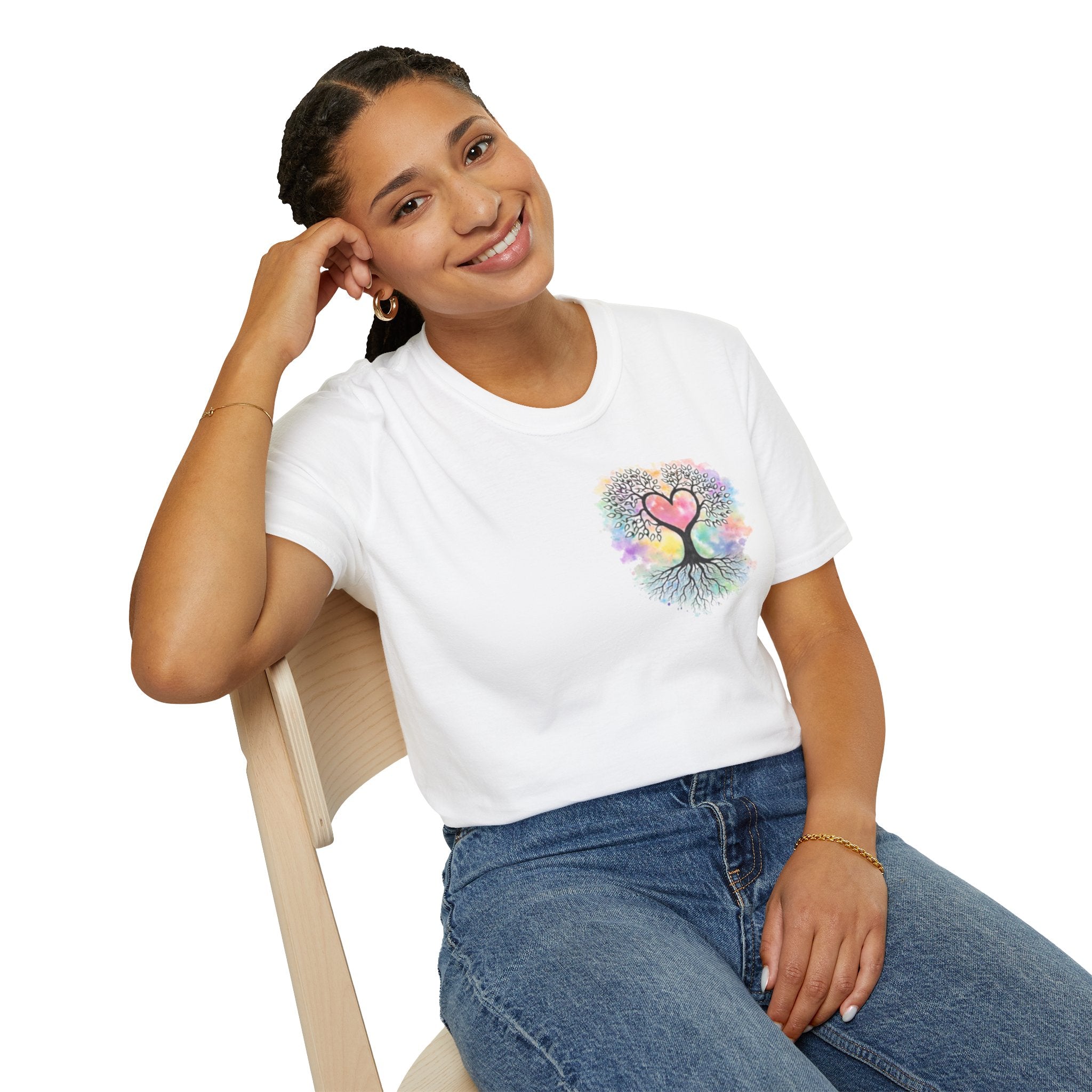 Rainbow Tree of Life Graphic T-Shirt