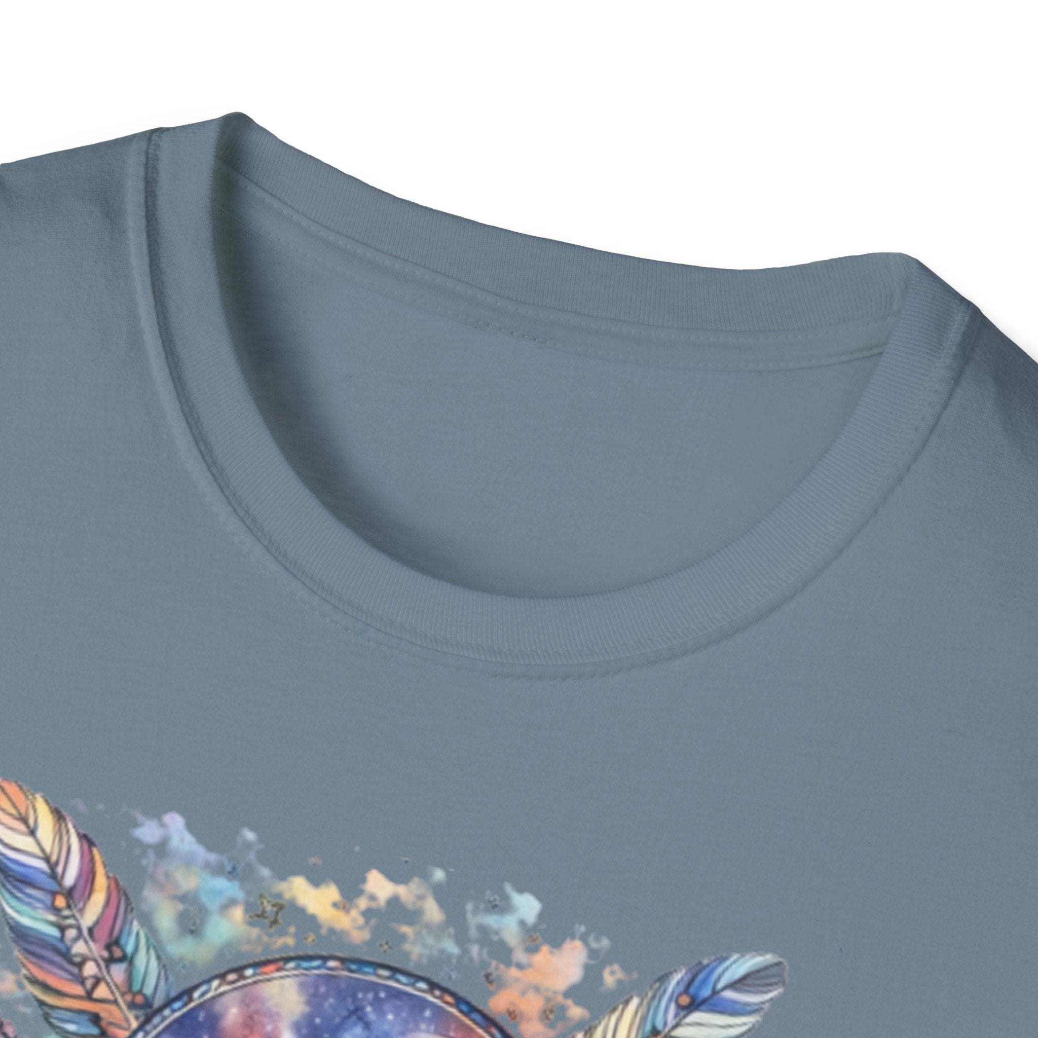 Watercolor Dreamcatcher Sunset T-Shirt — Boho Spiritual Tee
