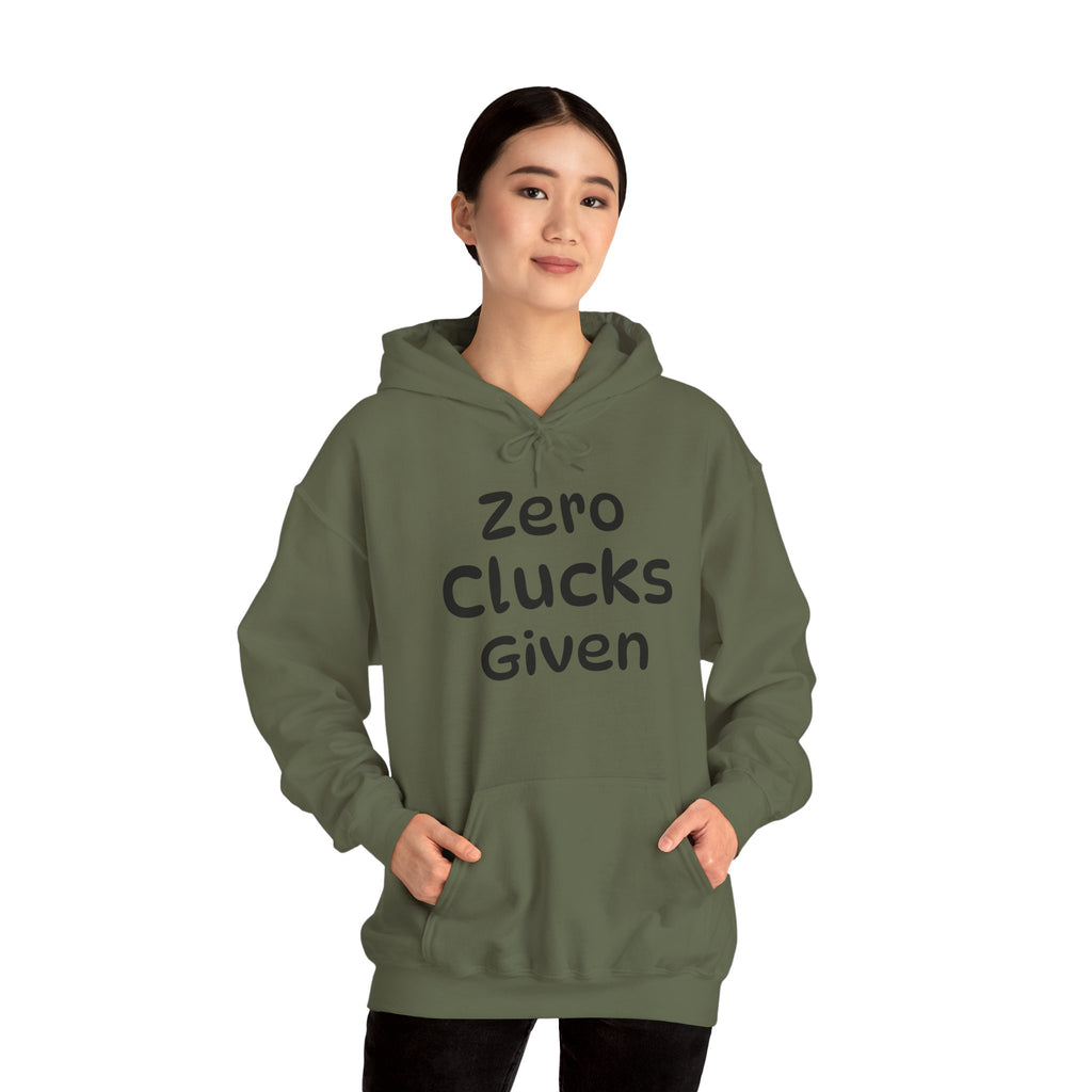 Zero Clucks Given Unisex Heavy Blend™ Hooded Sweatshirt