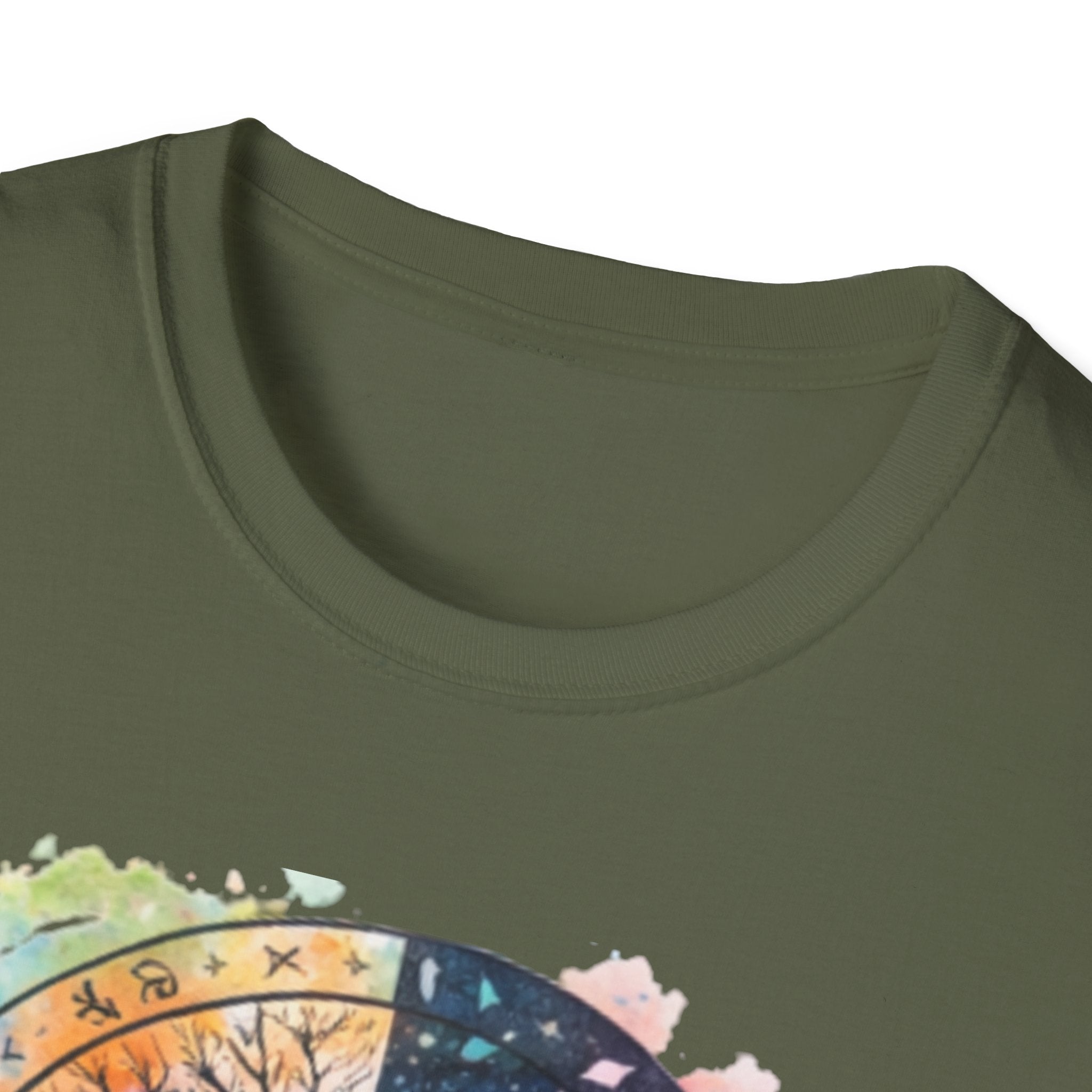 Tree of Life Yin Yang T-Shirt — Watercolor Sun & Moon Graphic Tee