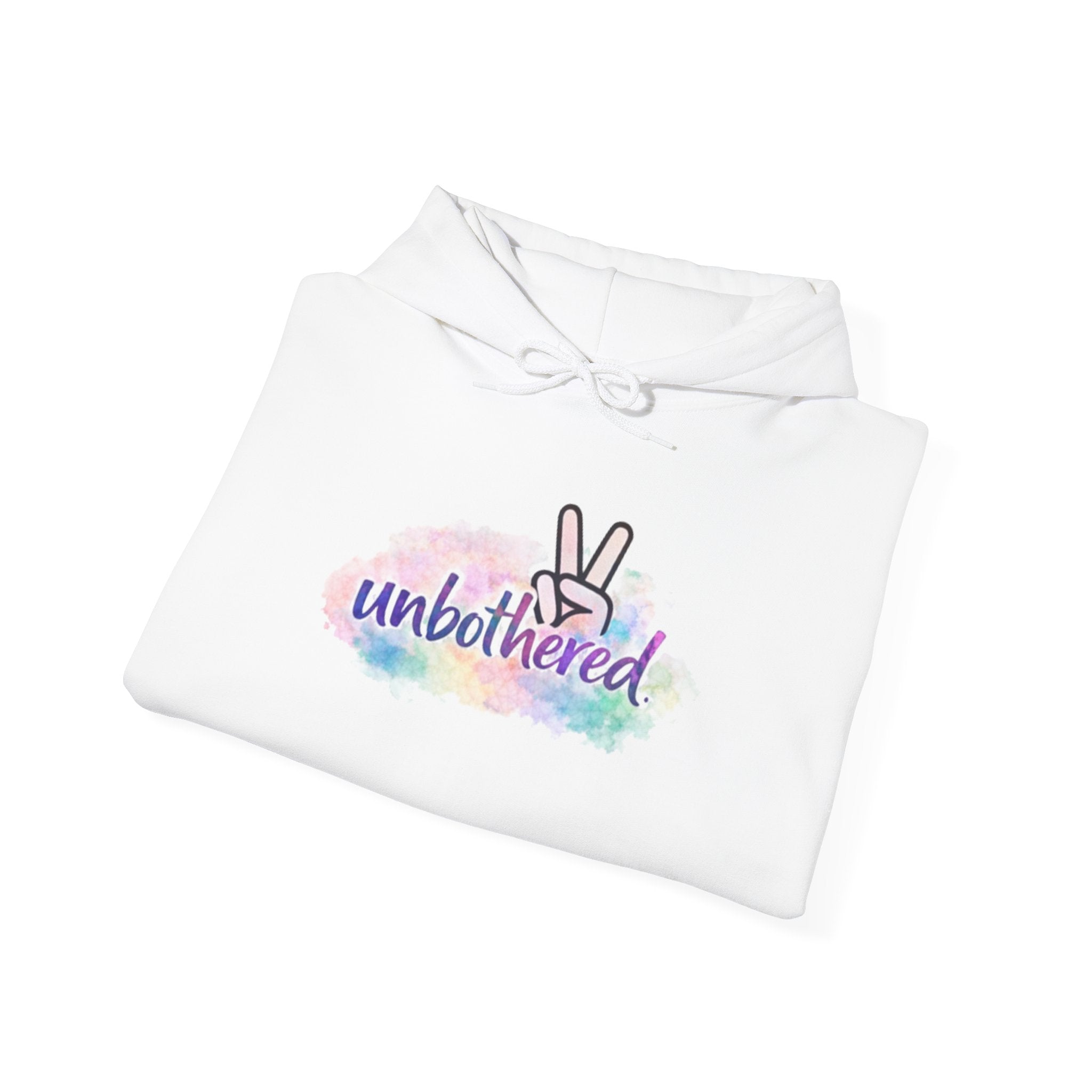 Unbothered Hoodie — Cozy Pullover Sweatshirt for Relaxed Vibes