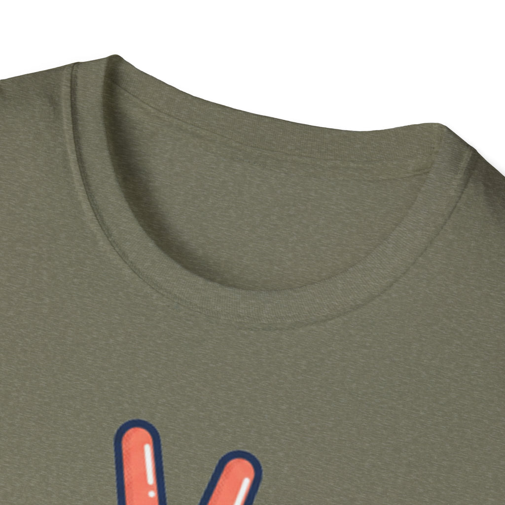 Peace Sign Hand T-Shirt | Retro Vibes, Minimal Graphic