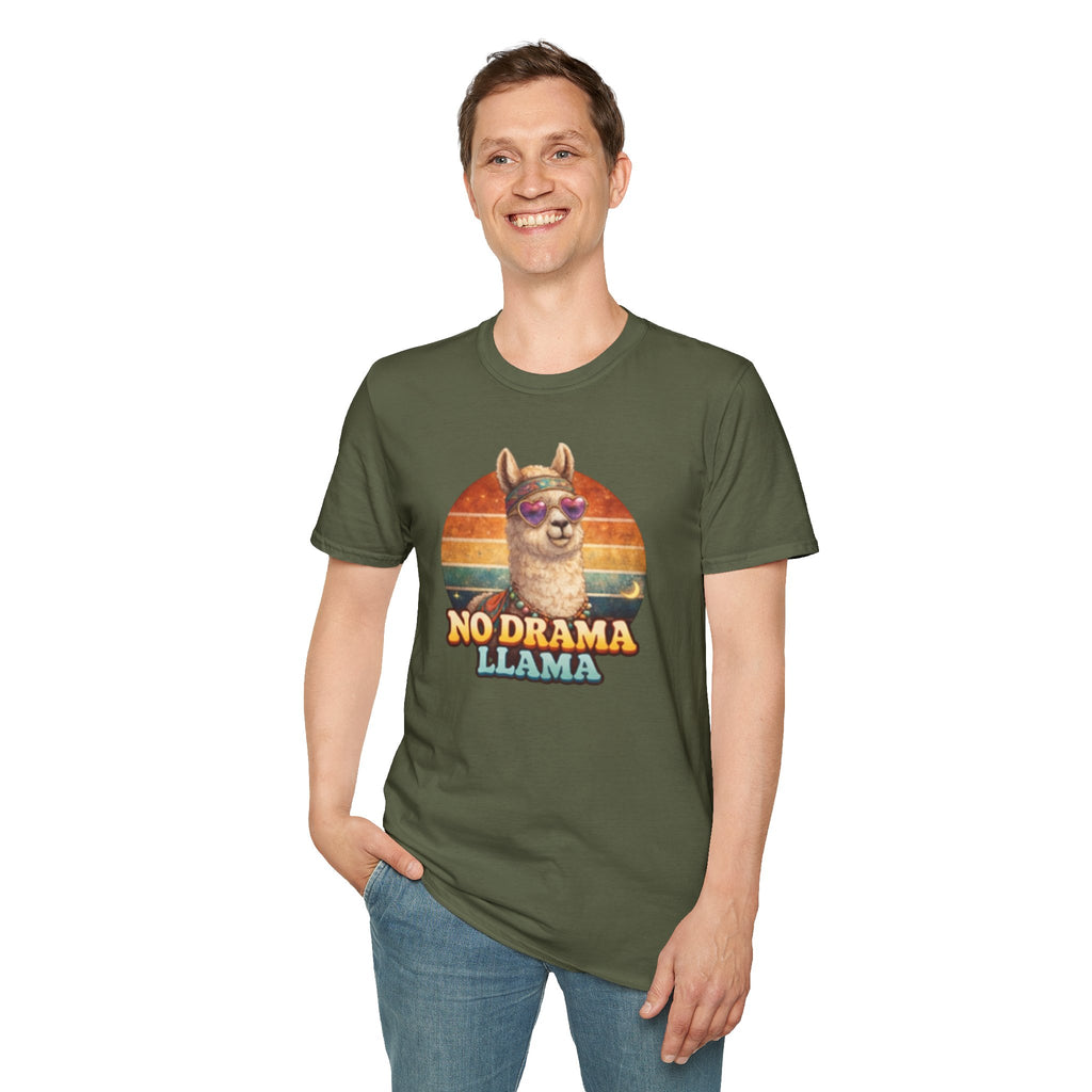 No Drama Llama Unisex Softstyle T-Shirt
