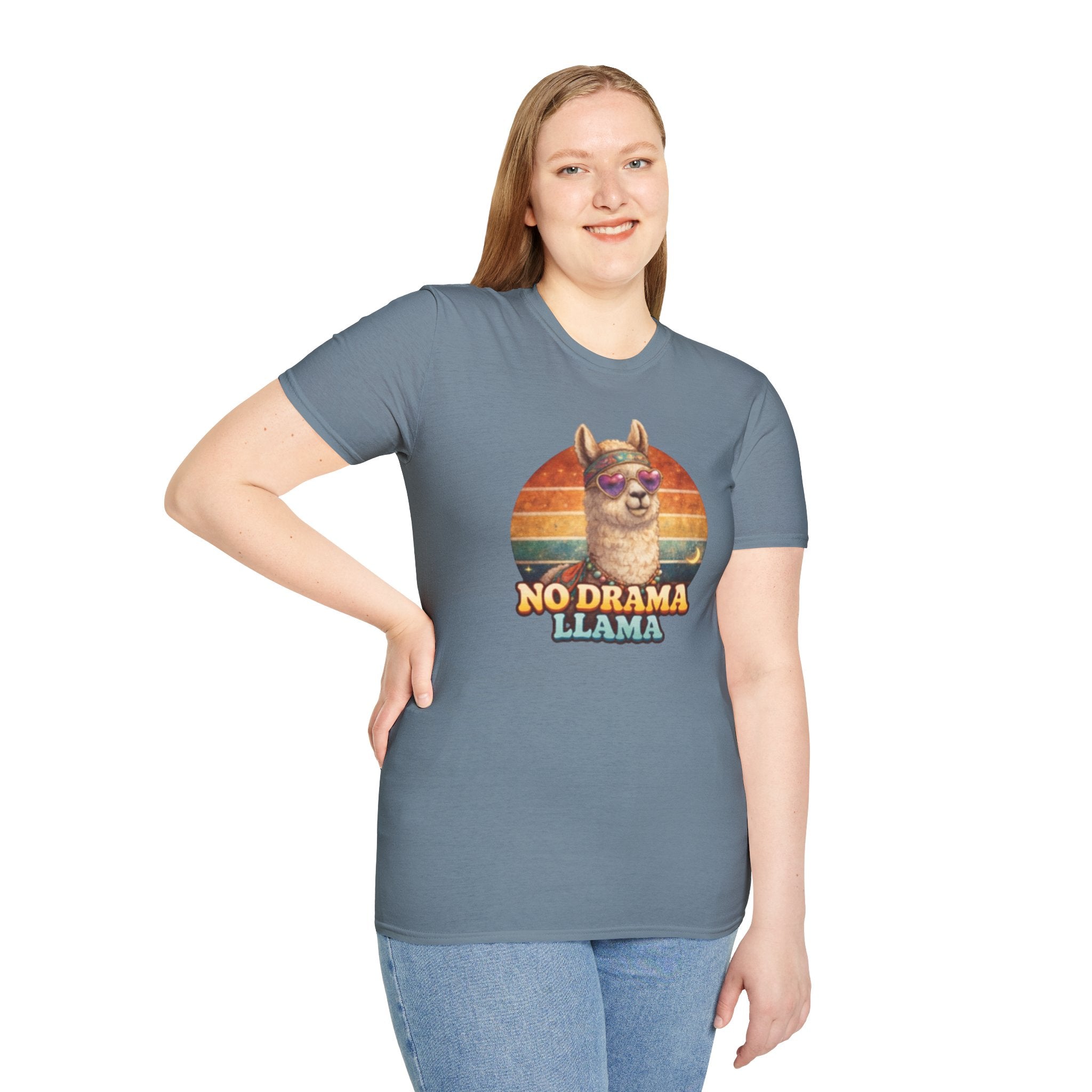 No Drama Llama Unisex Softstyle T-Shirt