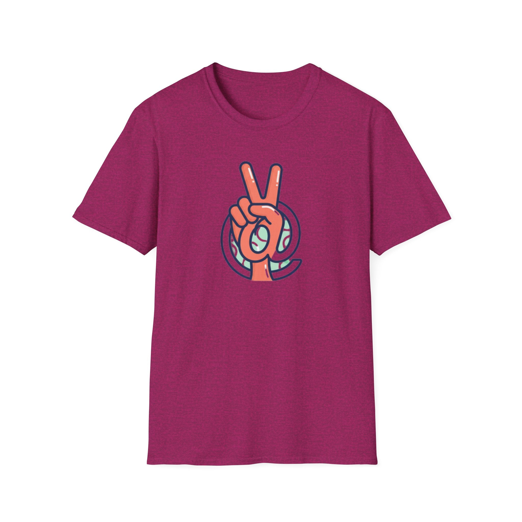 Peace Sign Hand T-Shirt | Retro Vibes, Minimal Graphic