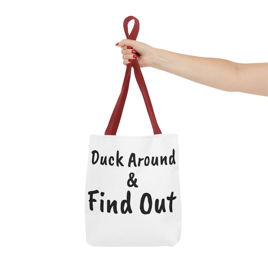 Duck Around Find Out Hoodie | Funny Phrase Pullover Sweatshirt