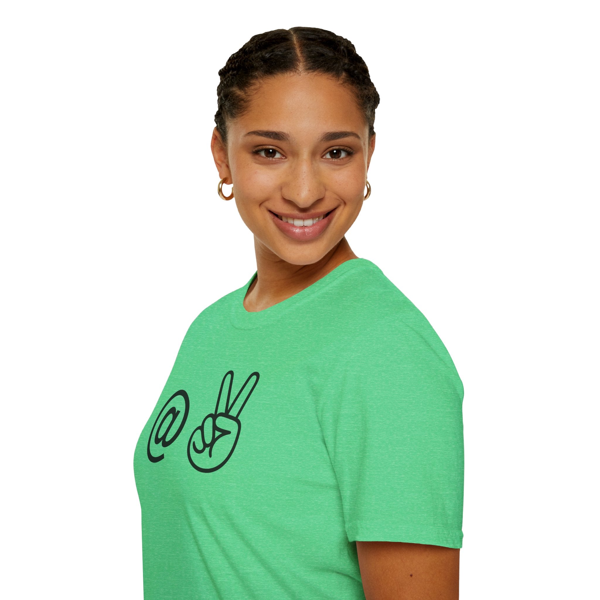 At Peace T-Shirt — Minimalist Graphic Tee