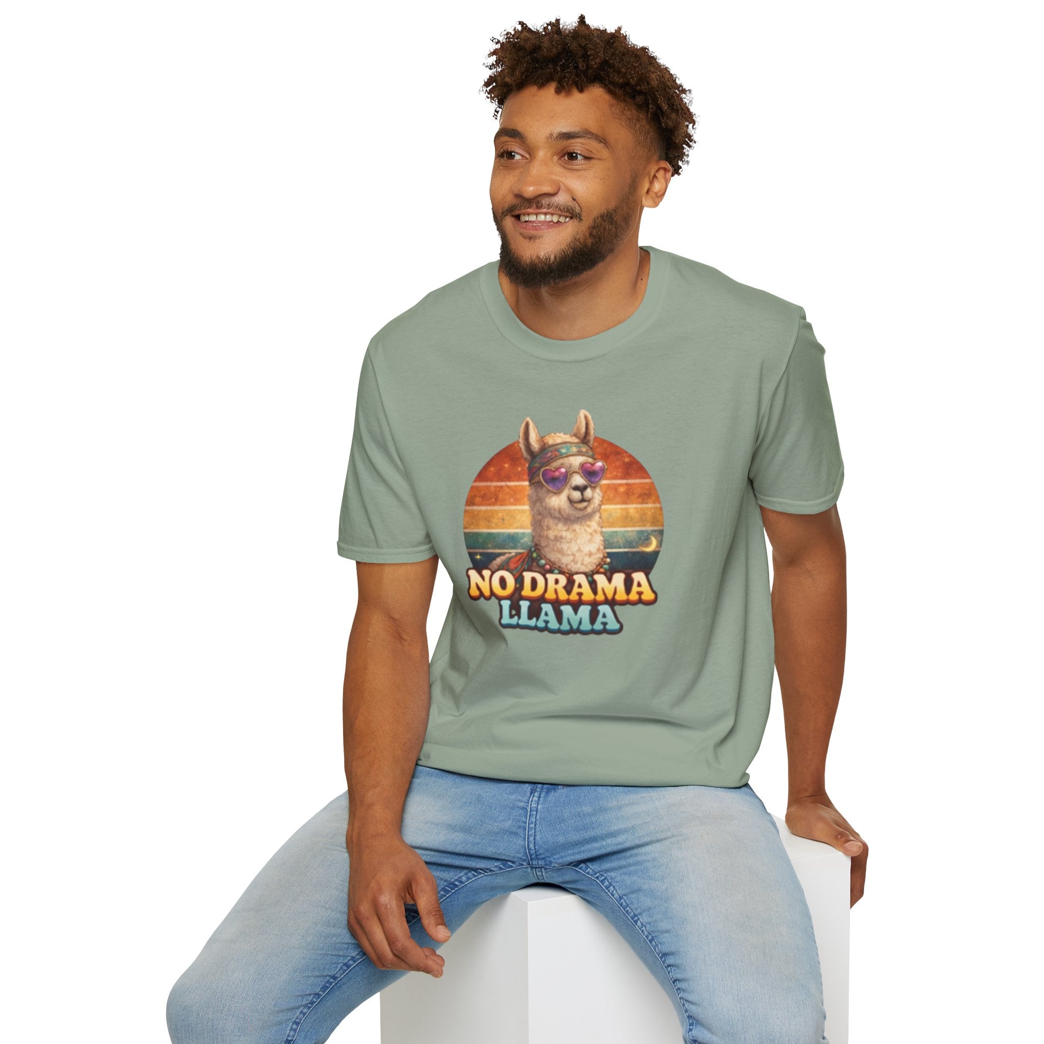 No Drama Llama Unisex Softstyle T-Shirt