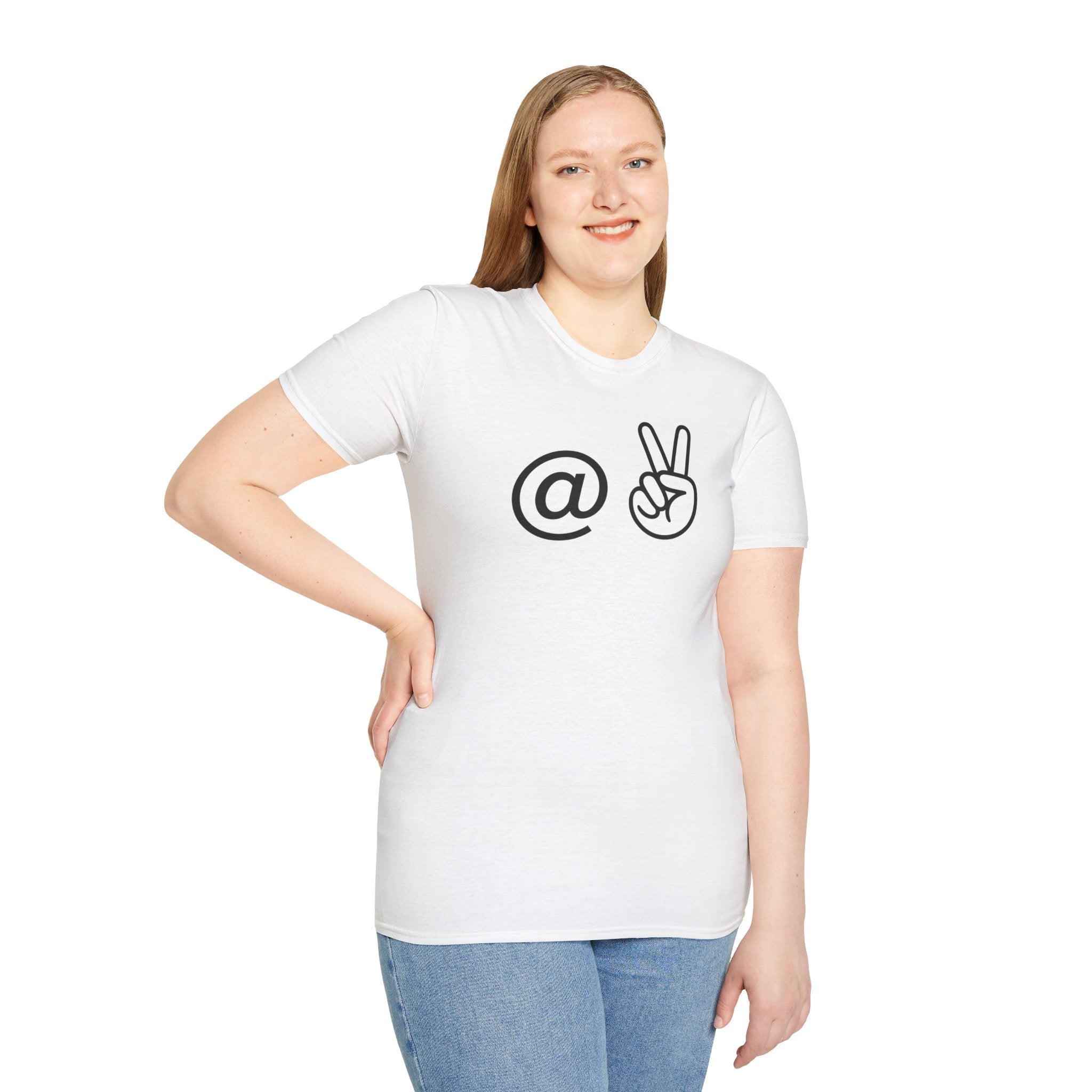 At Peace T-Shirt — Minimalist Graphic Tee