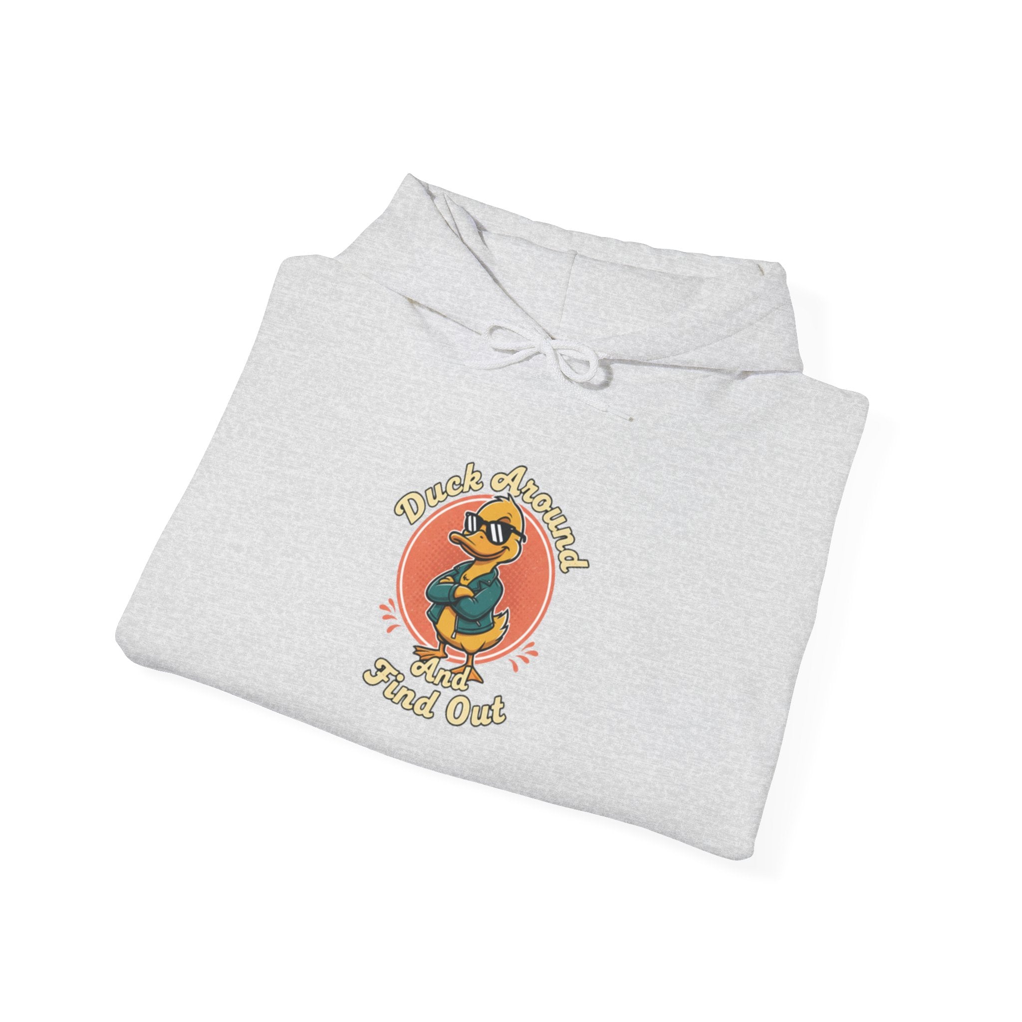 Duck Around and Find Out Hoodie — Funny Duck Graphic Hoodie