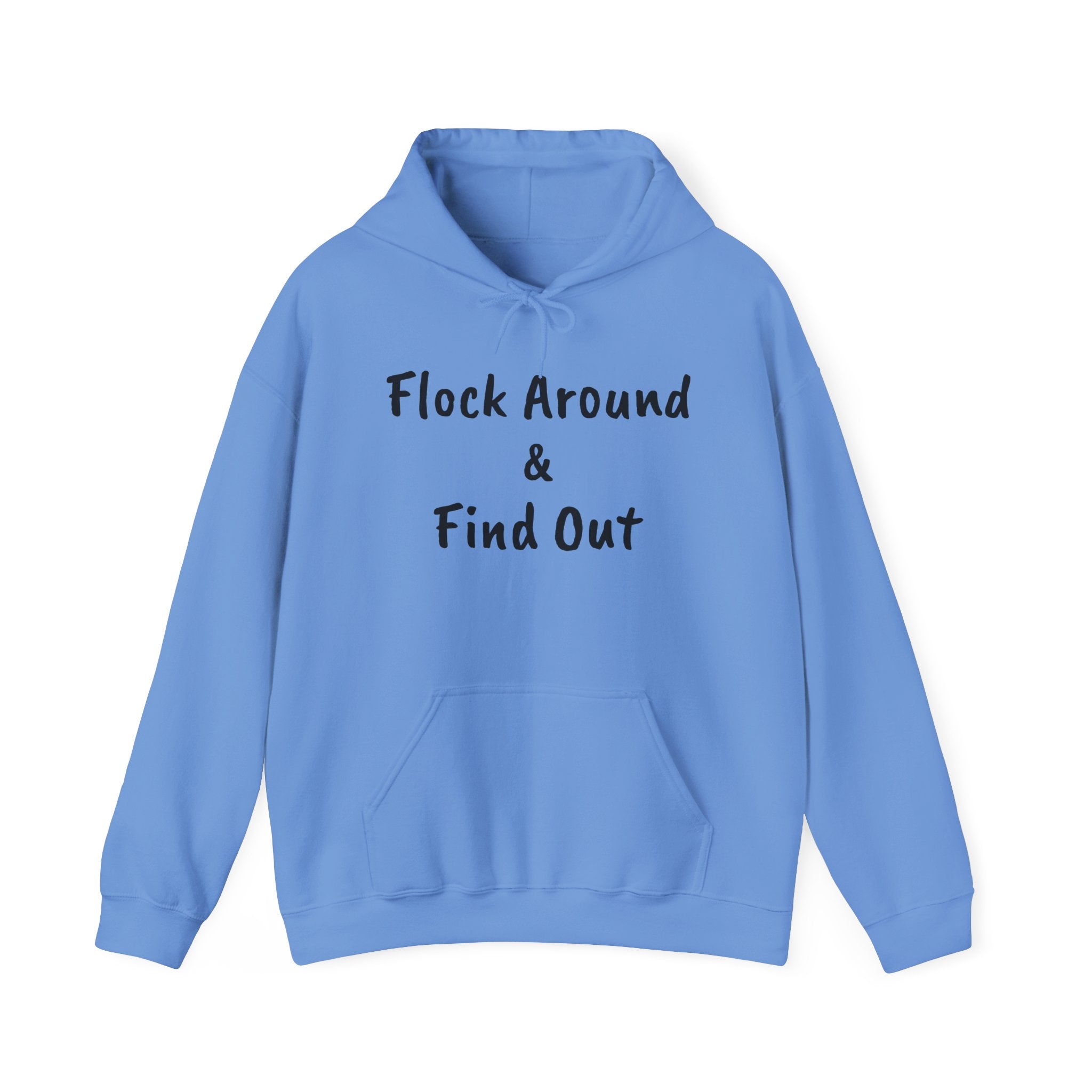 Flock Around & Find Out Hoodie | Funny Typography Pullover