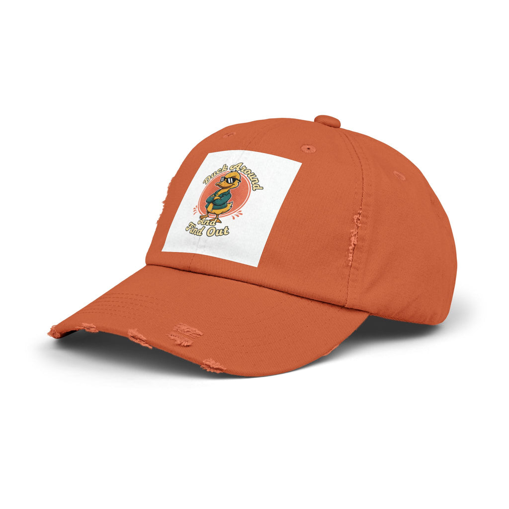 Duck Around and Find Out — Vintage Cartoon Distressed Cap