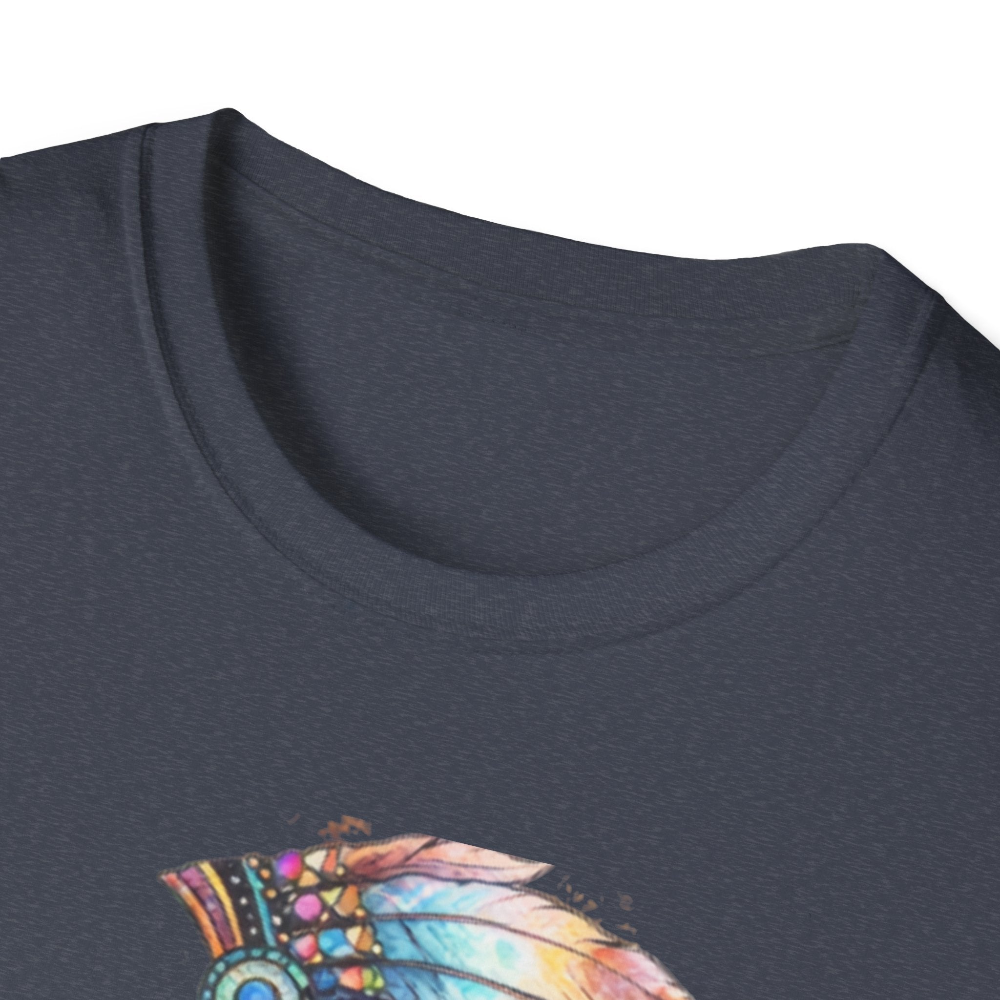 Native American Watercolor Headdress T-Shirt