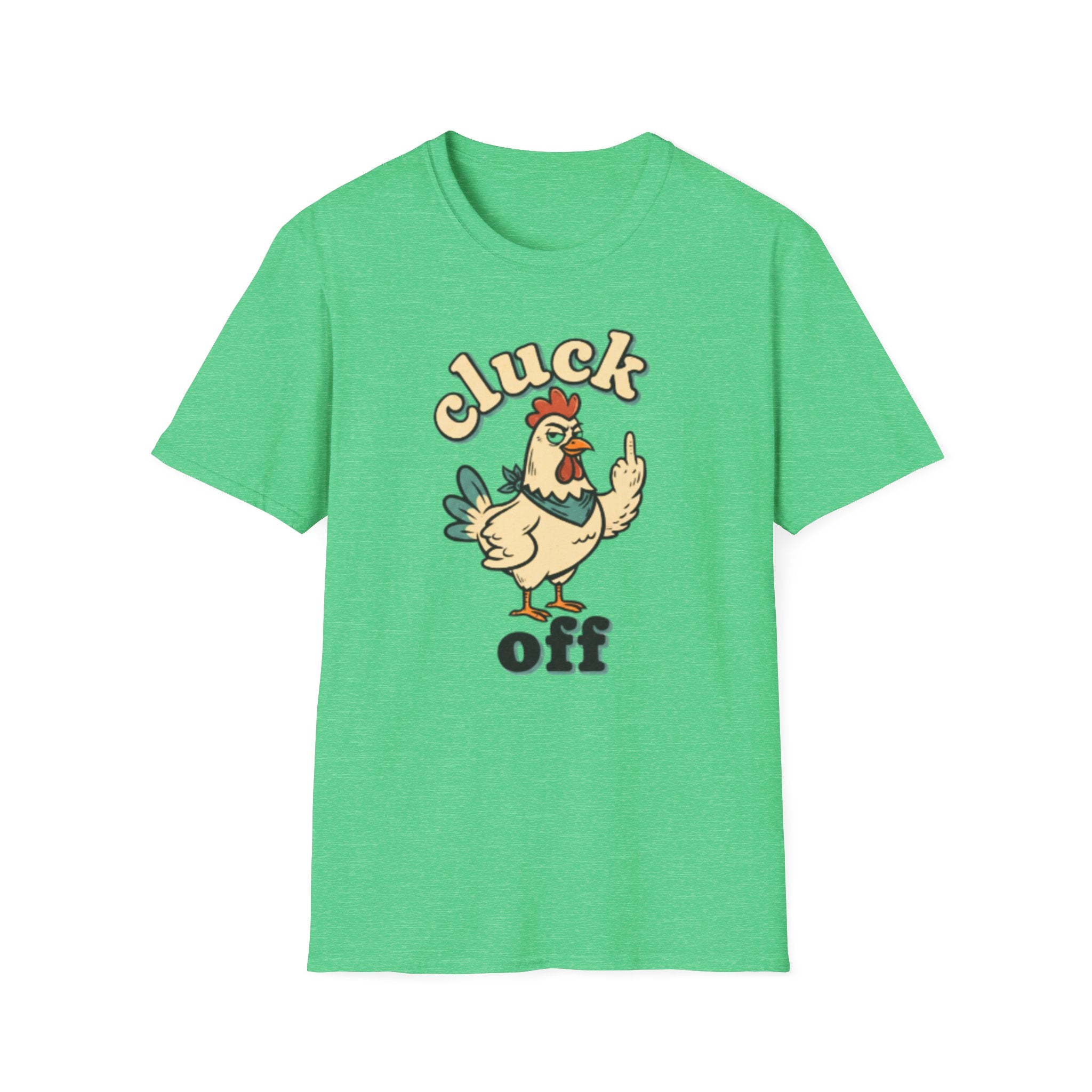Cluck Off Chicken T-Shirt — Funny Retro Fowl Graphic Tee