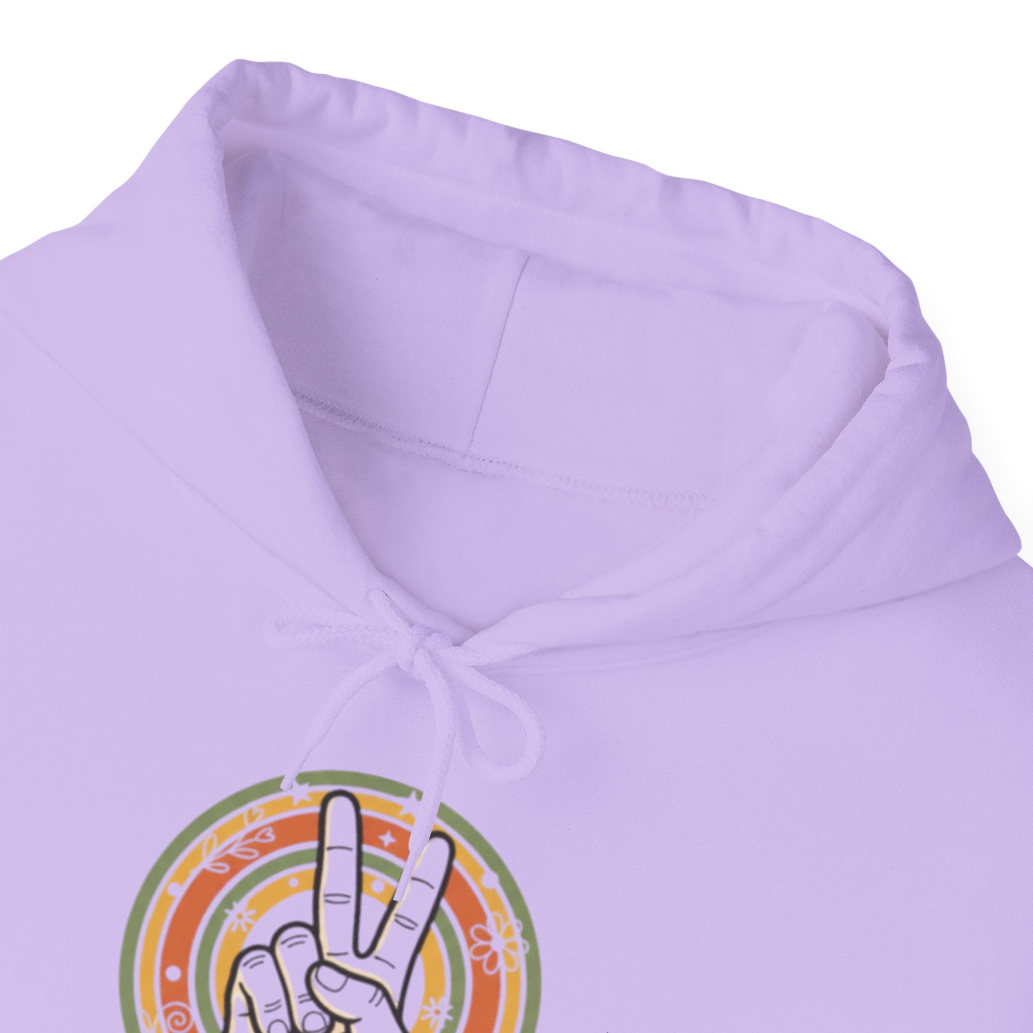 Peace Sign Hoodie — Retro Vibe Peace Hand Graphic Sweatshirt