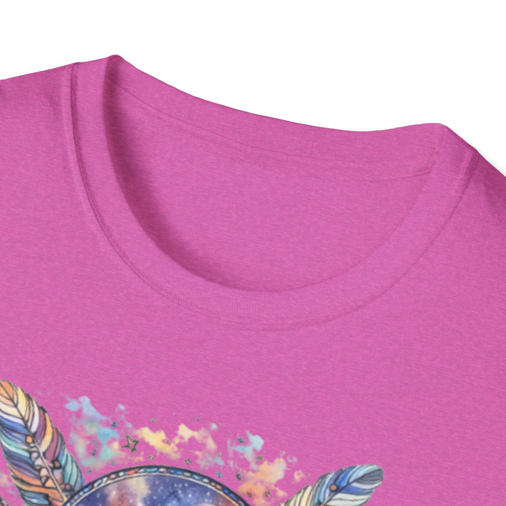 Watercolor Dreamcatcher Sunset T-Shirt — Boho Spiritual Tee