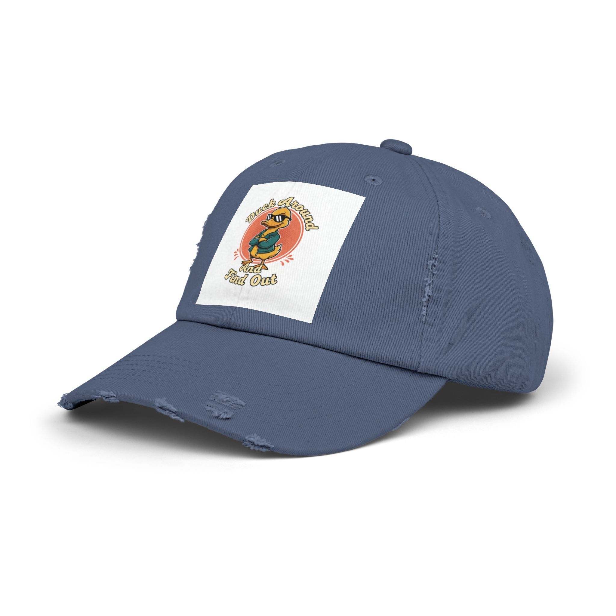 Duck Around and Find Out — Vintage Cartoon Distressed Cap