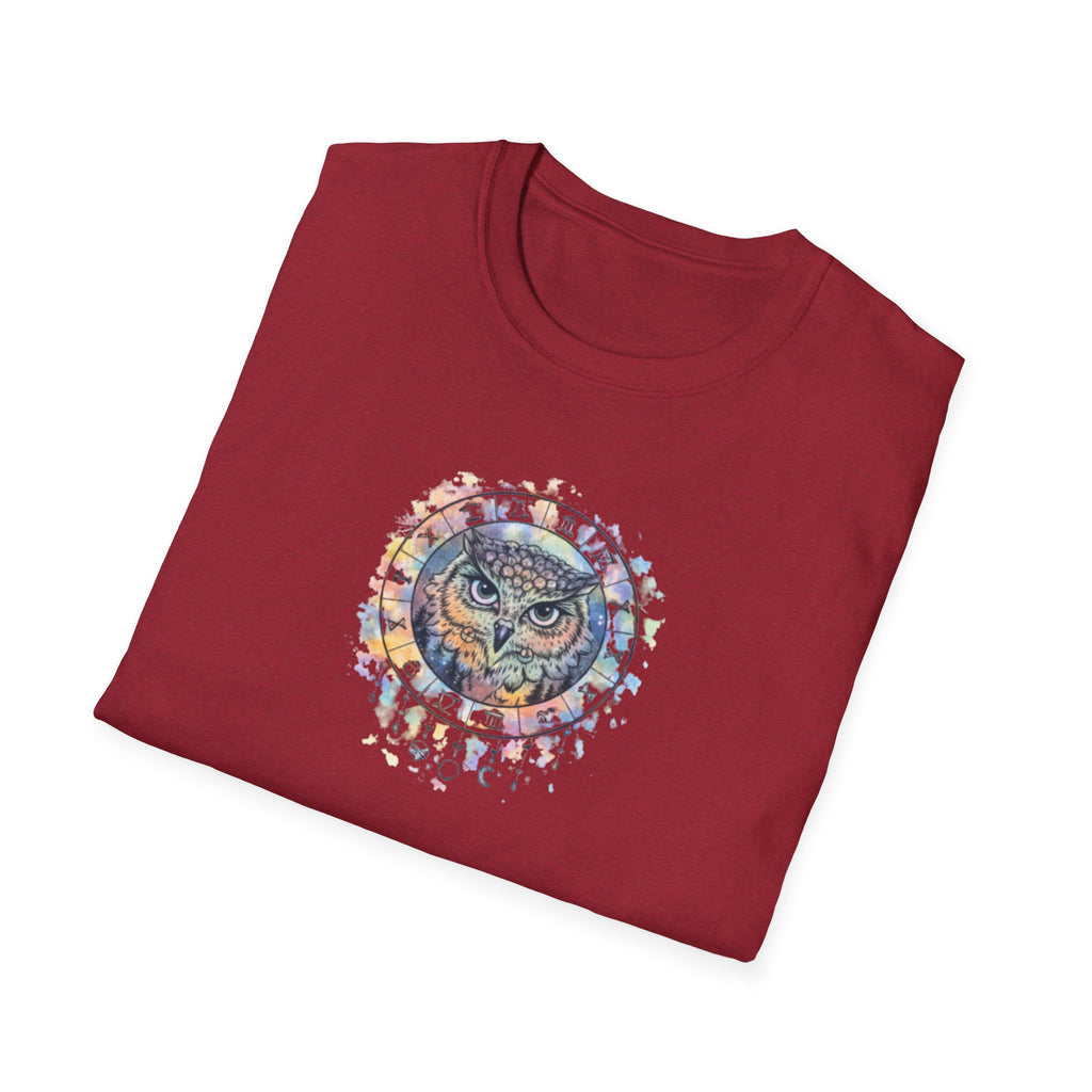 Watercolor Owl Mandala Spiritual T-Shirt Unisex