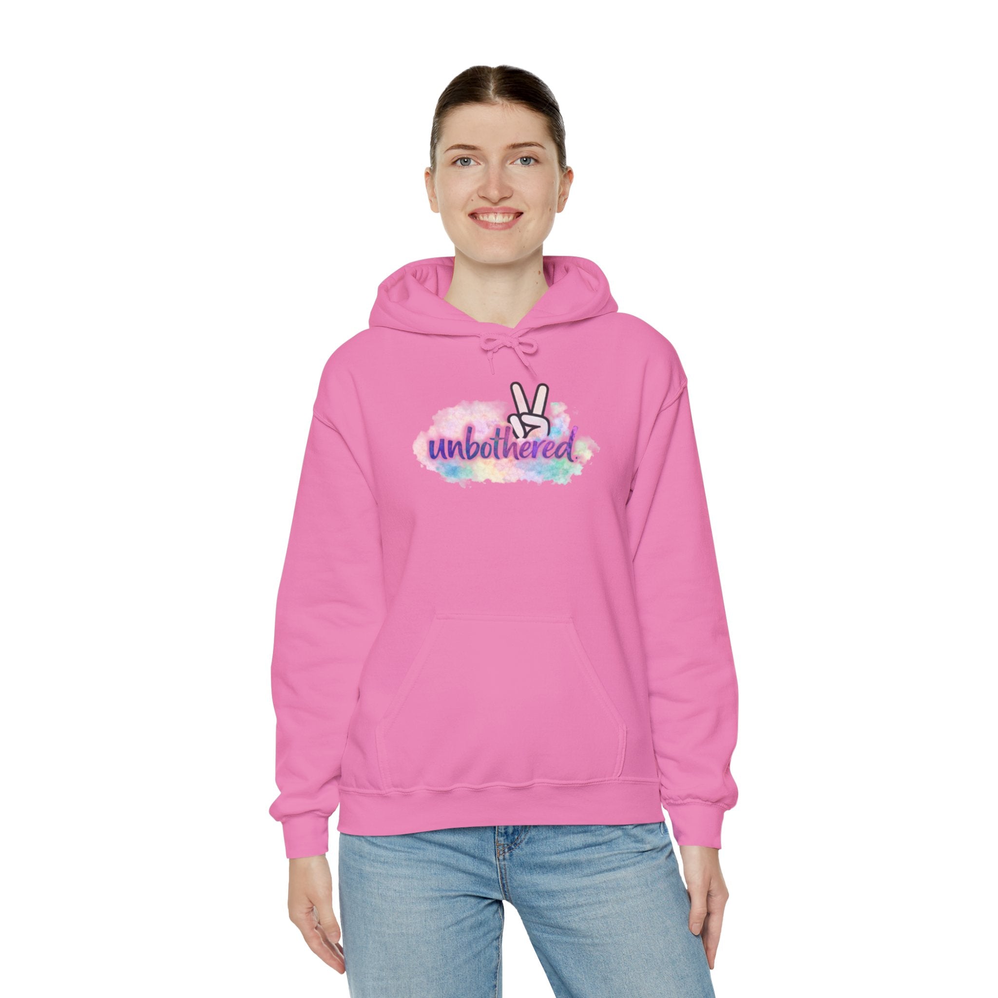 Unbothered Hoodie — Cozy Pullover Sweatshirt for Relaxed Vibes