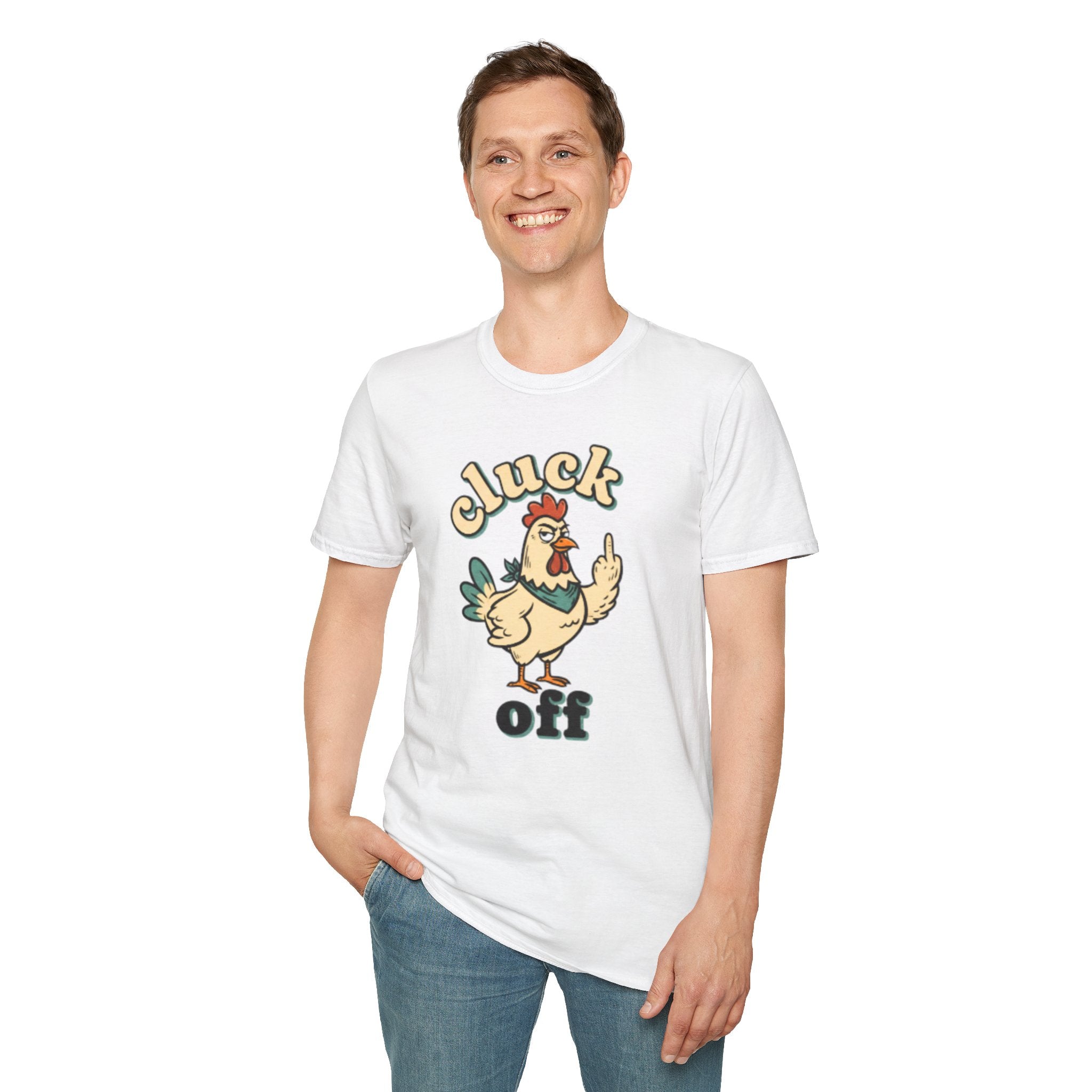 Cluck Off Chicken T-Shirt — Funny Retro Fowl Graphic Tee