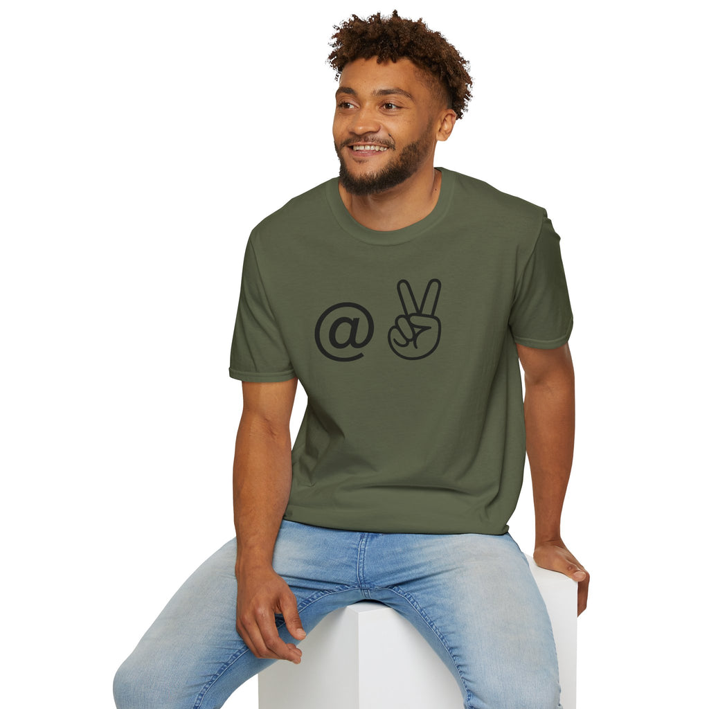 At Peace T-Shirt — Minimalist Graphic Tee