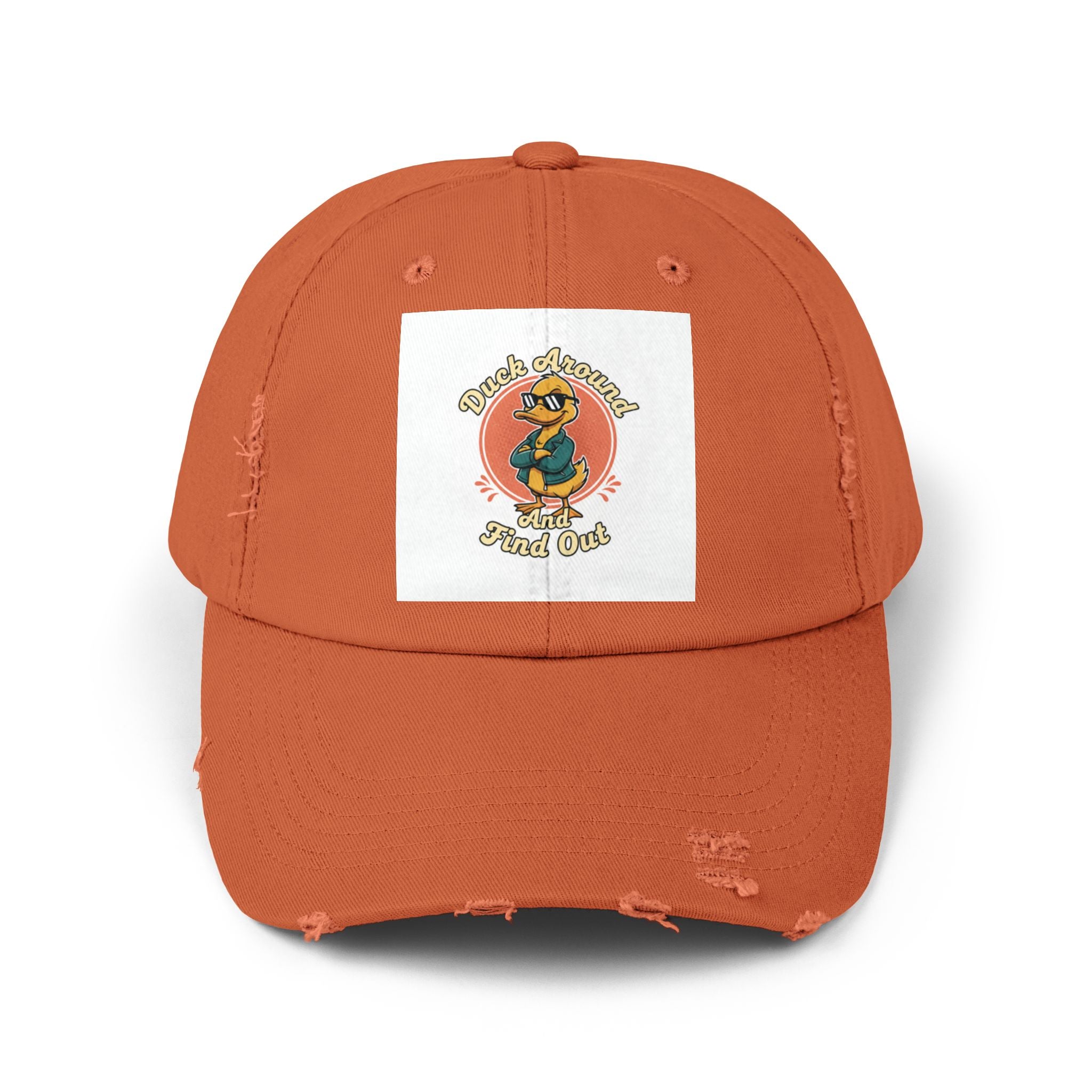 Duck Around and Find Out — Vintage Cartoon Distressed Cap