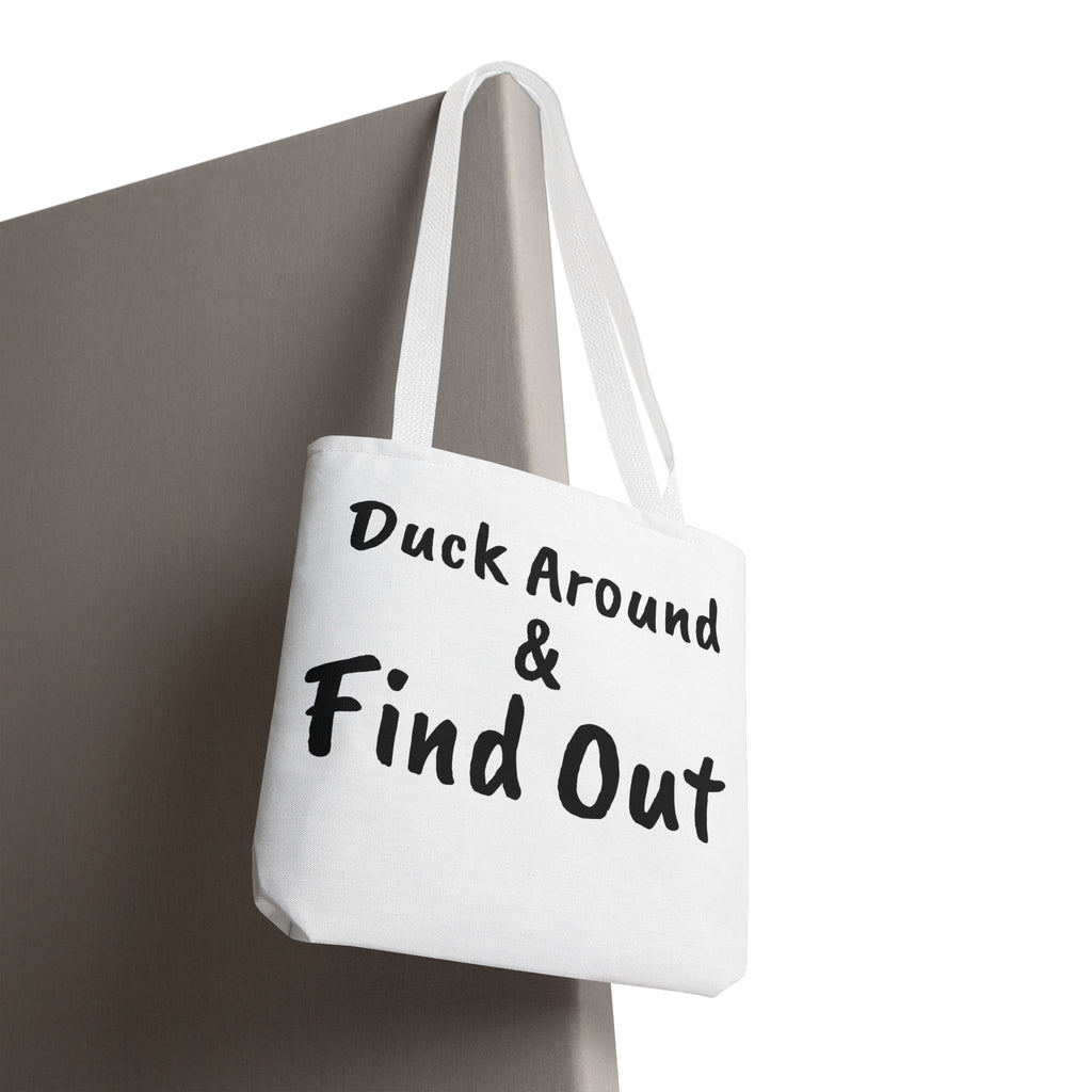 Duck Around Find Out Hoodie | Funny Phrase Pullover Sweatshirt