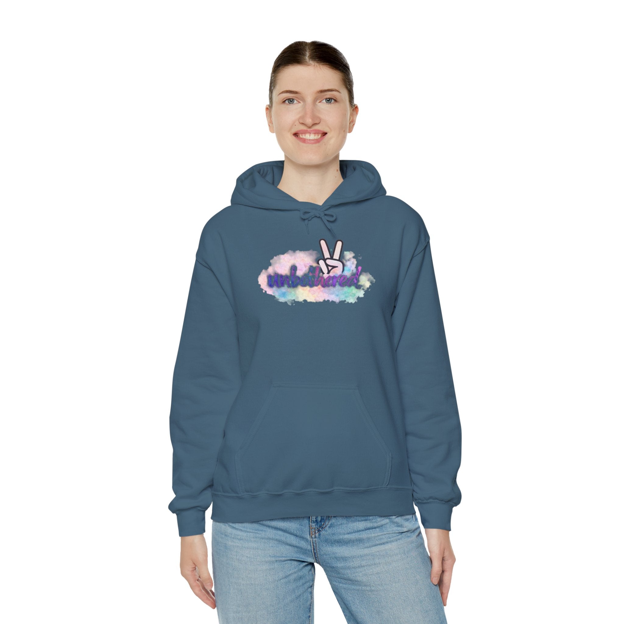 Unbothered Hoodie — Cozy Pullover Sweatshirt for Relaxed Vibes