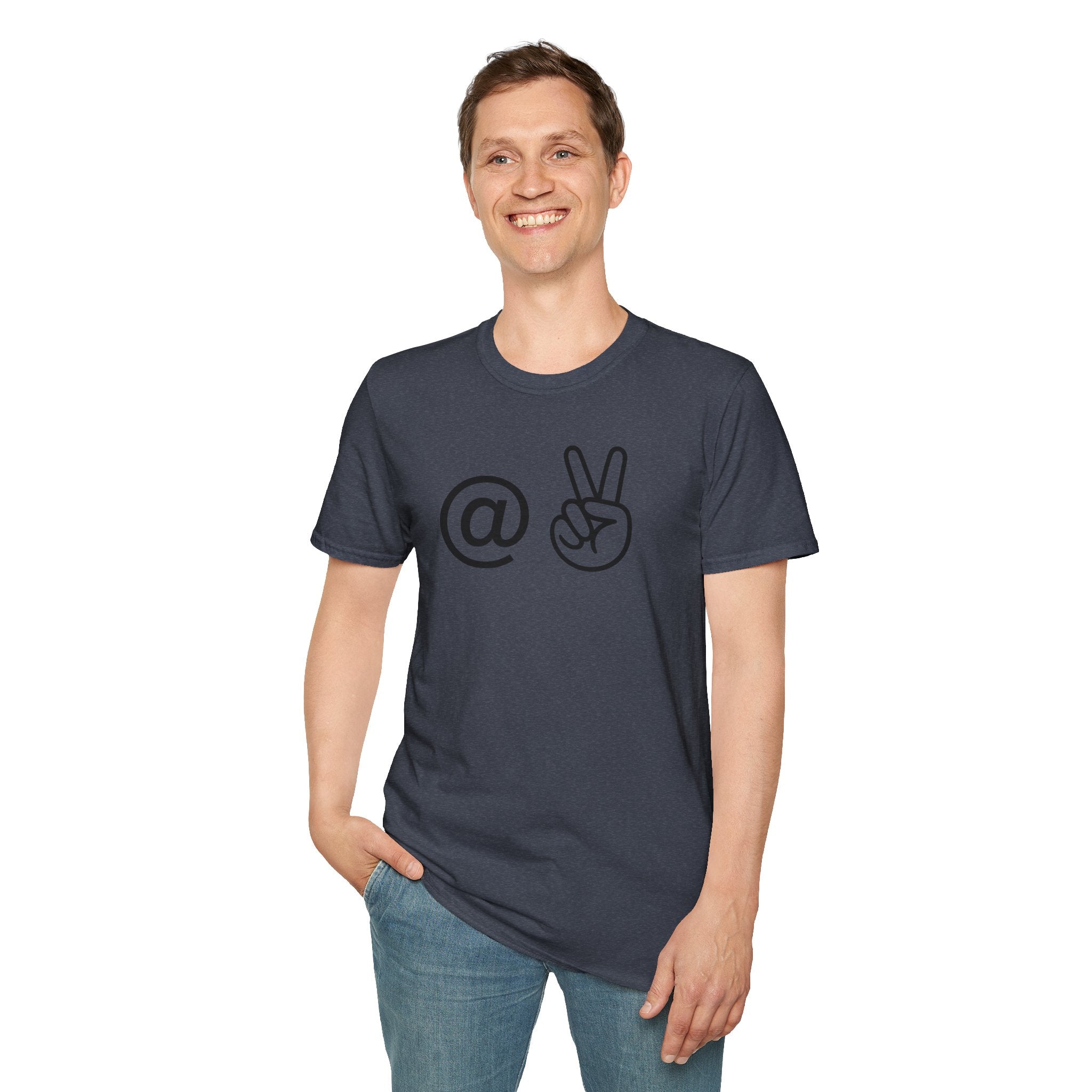 At Peace T-Shirt — Minimalist Graphic Tee