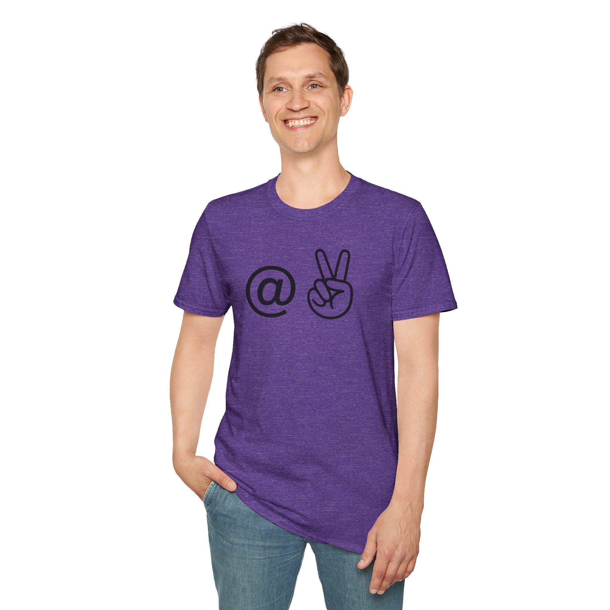 At Peace T-Shirt — Minimalist Graphic Tee