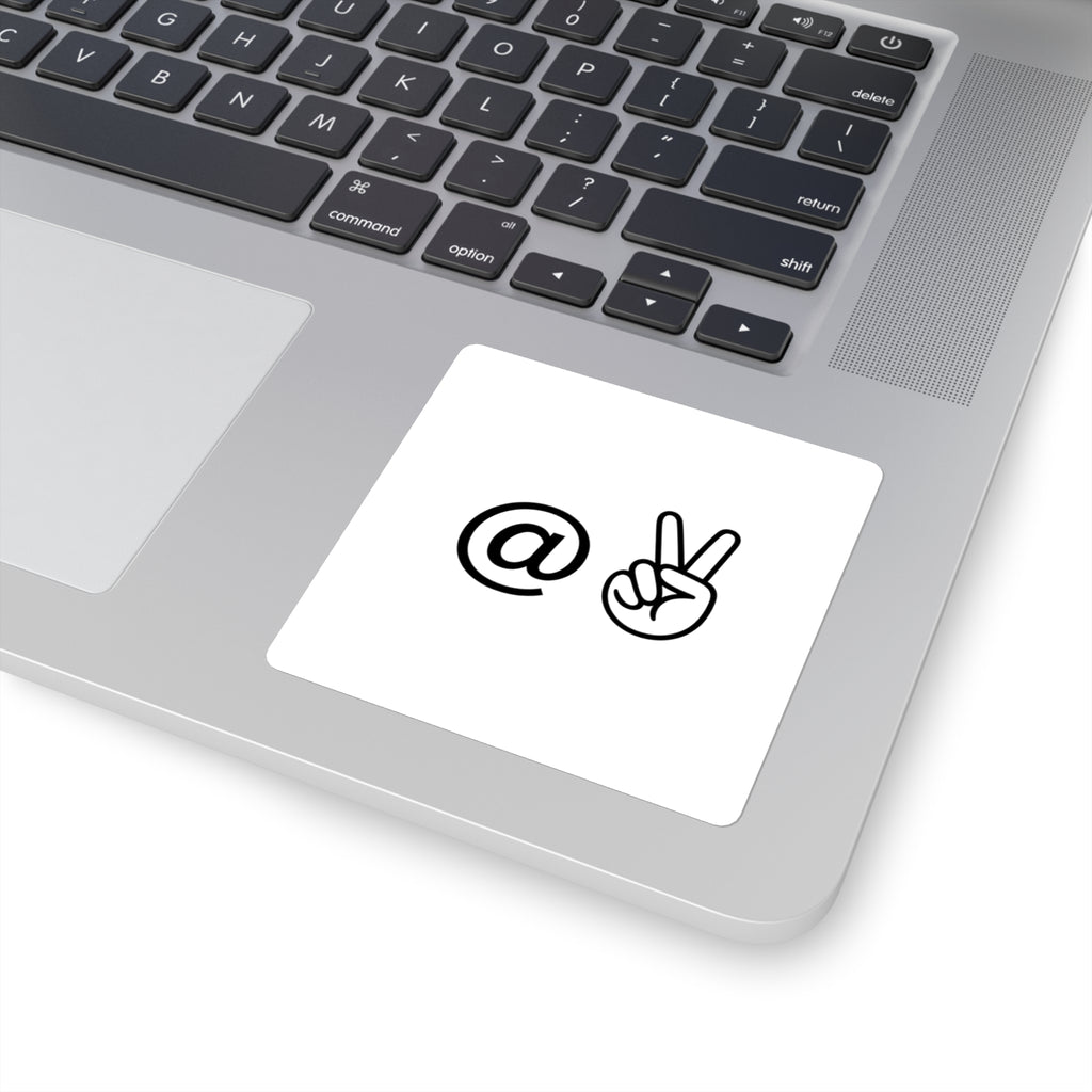 At Peace Sticker | Square sticker