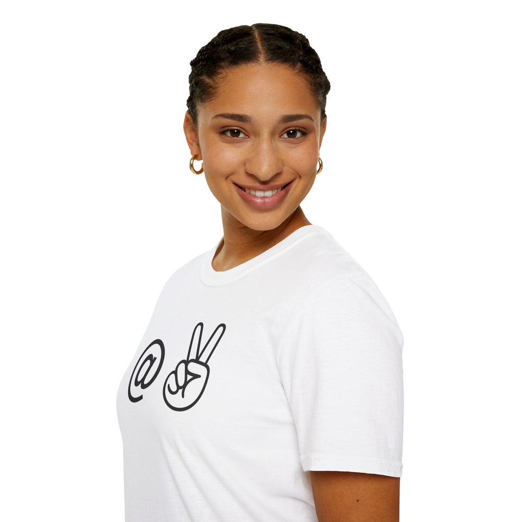At Peace T-Shirt — Minimalist Graphic Tee