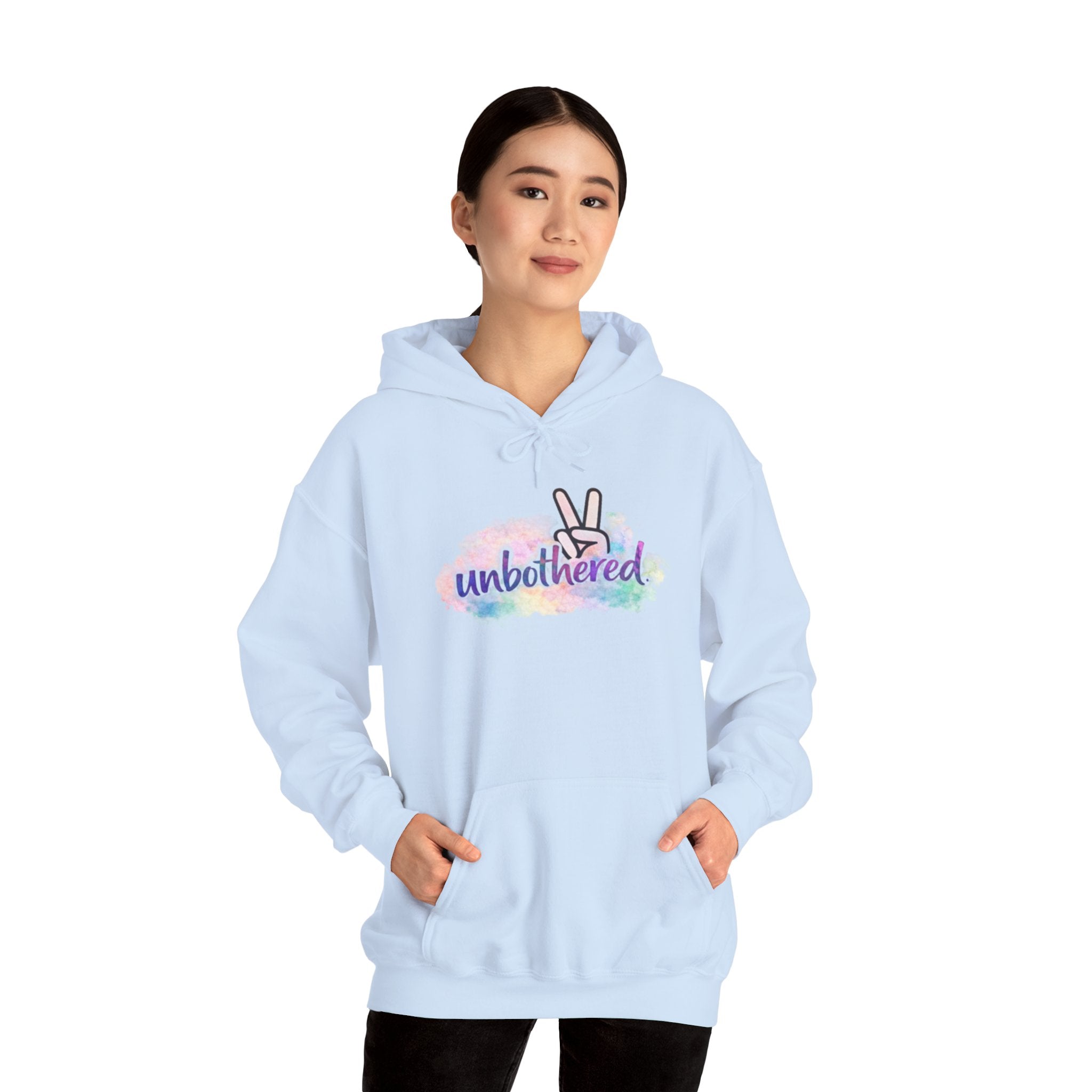 Unbothered Hoodie — Cozy Pullover Sweatshirt for Relaxed Vibes