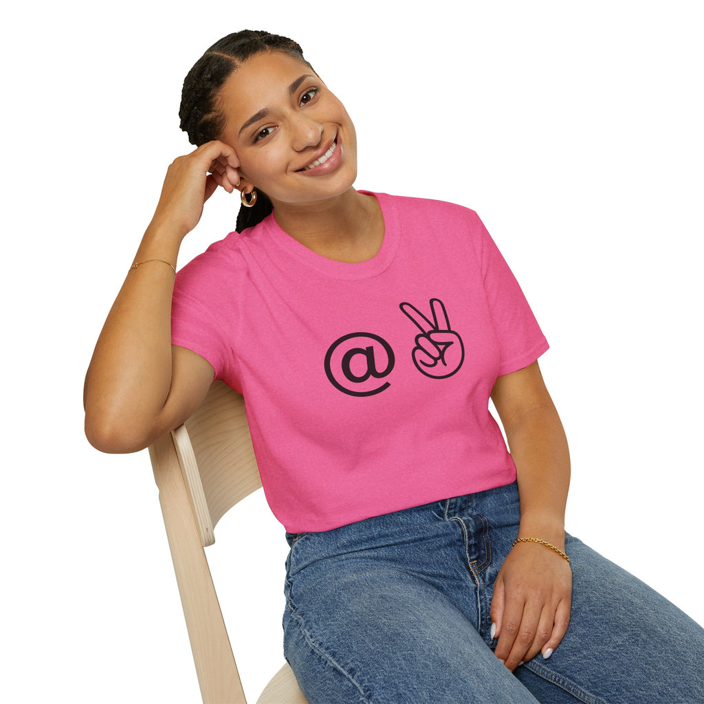 At Peace T-Shirt — Minimalist Graphic Tee