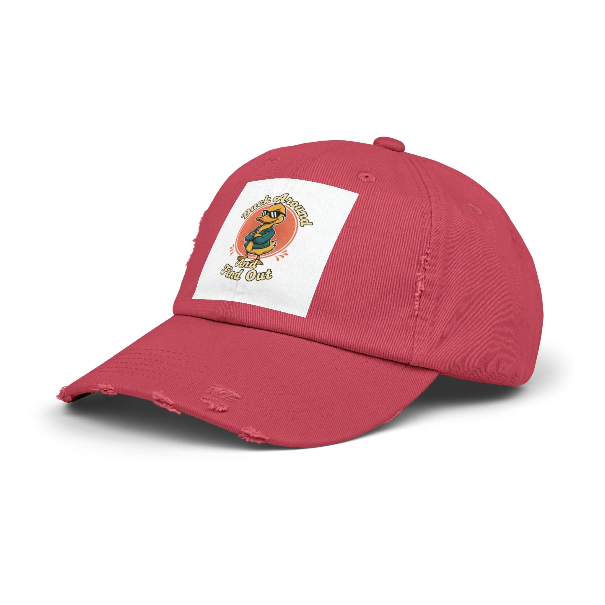 Duck Around and Find Out — Vintage Cartoon Distressed Cap