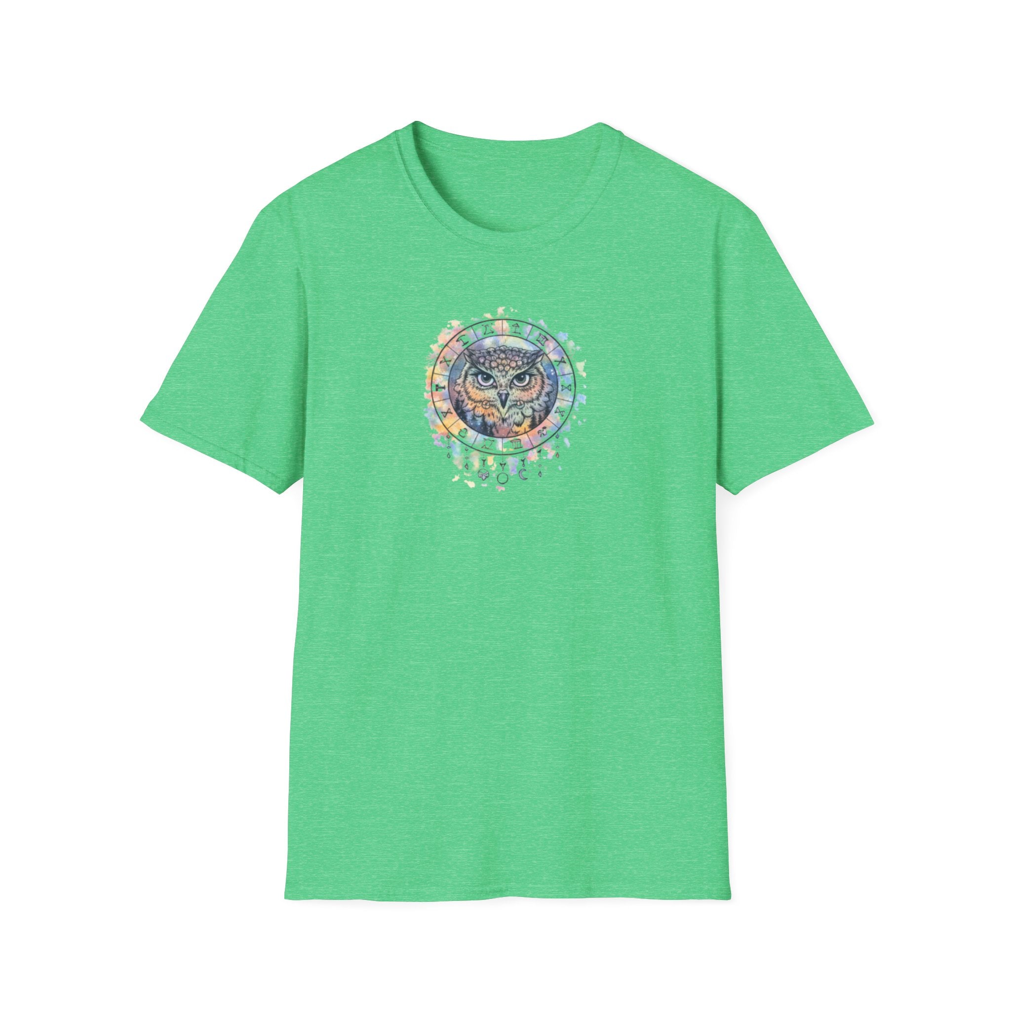 Watercolor Owl Mandala Spiritual T-Shirt Unisex