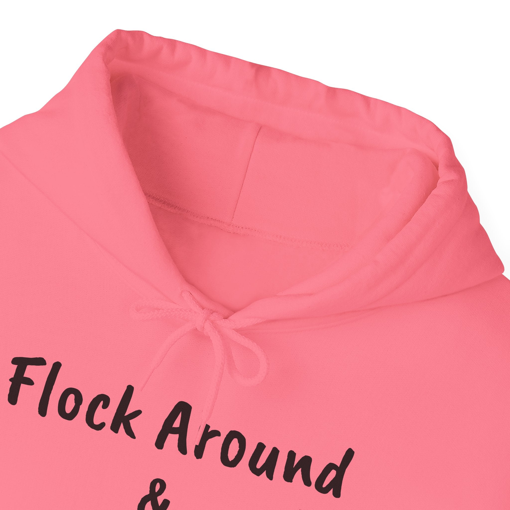 Flock Around & Find Out Hoodie | Funny Typography Pullover