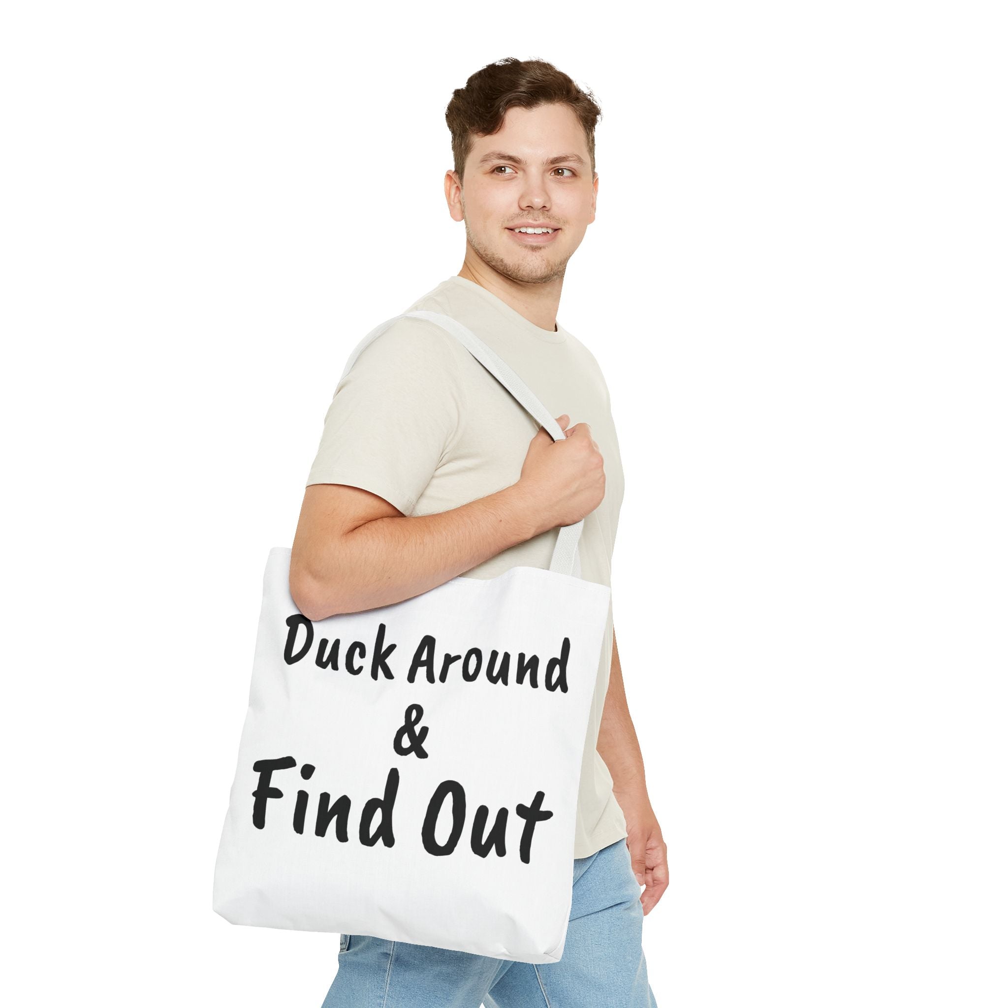 Duck Around Find Out Hoodie | Funny Phrase Pullover Sweatshirt