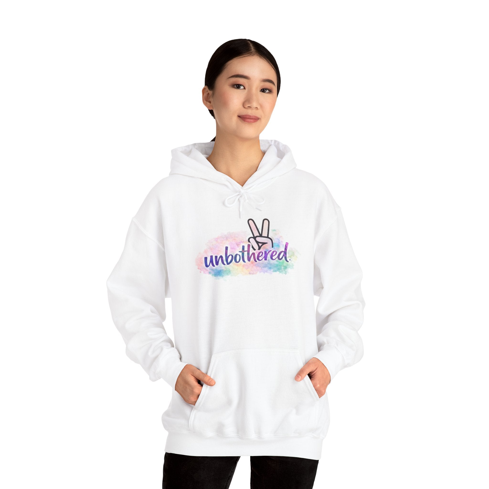Unbothered Hoodie — Cozy Pullover Sweatshirt for Relaxed Vibes